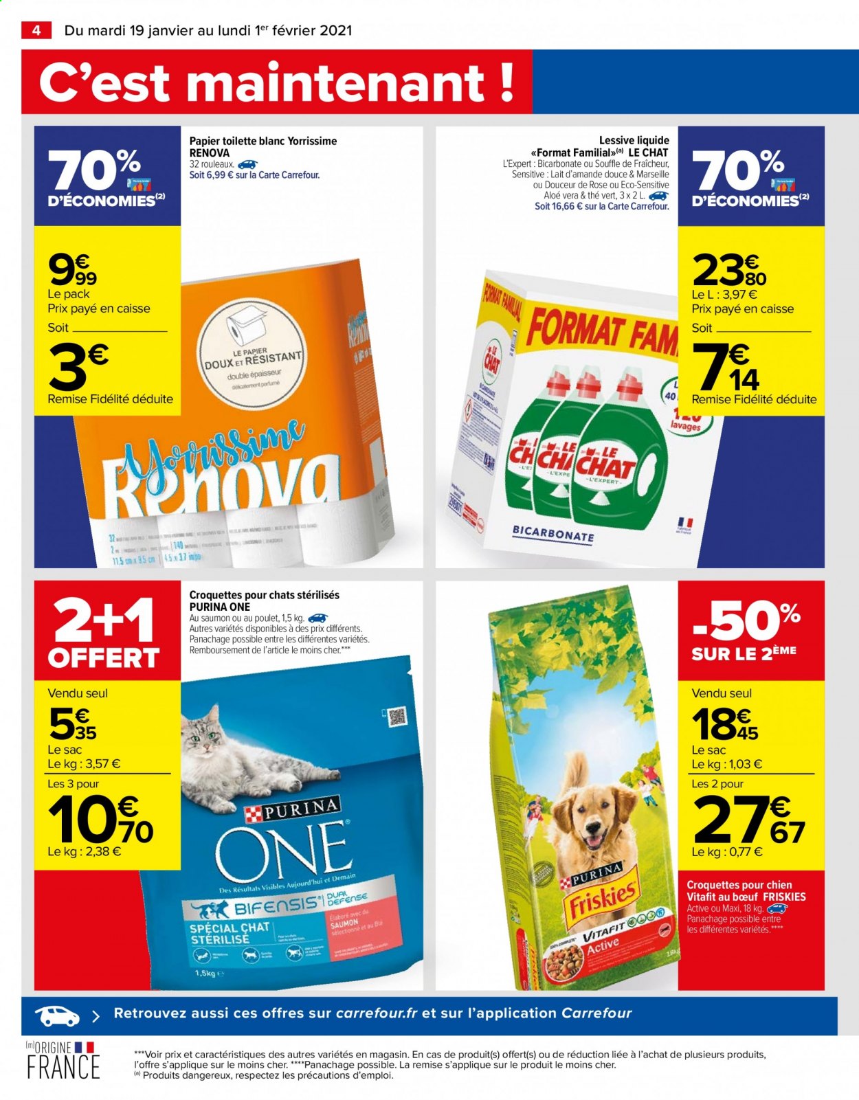 Catalogue Carrefour Hypermarchés - 19/01/2021 - 01/02/2021. Page 4