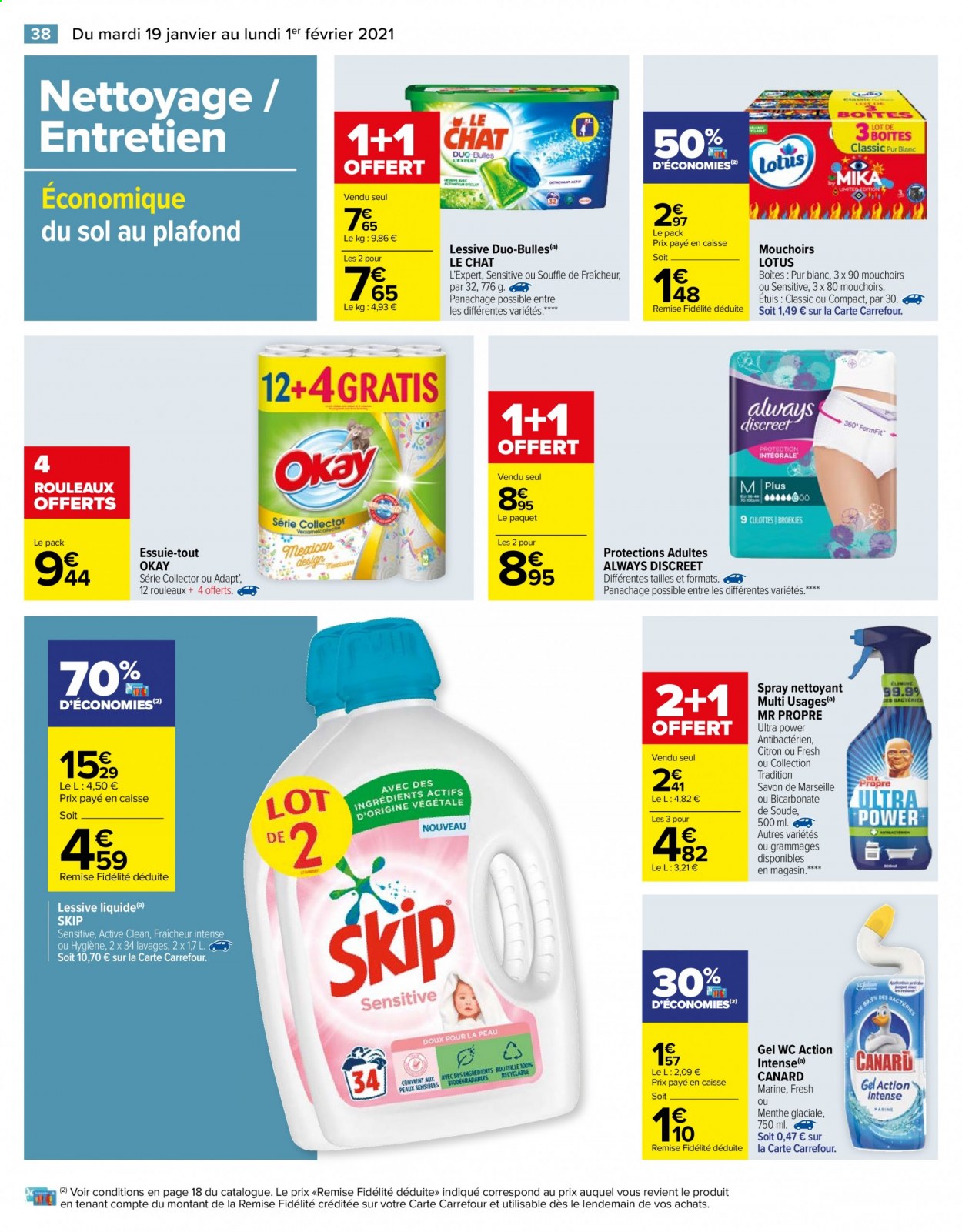 Catalogue Carrefour Hypermarchés - 19/01/2021 - 01/02/2021. Page 40