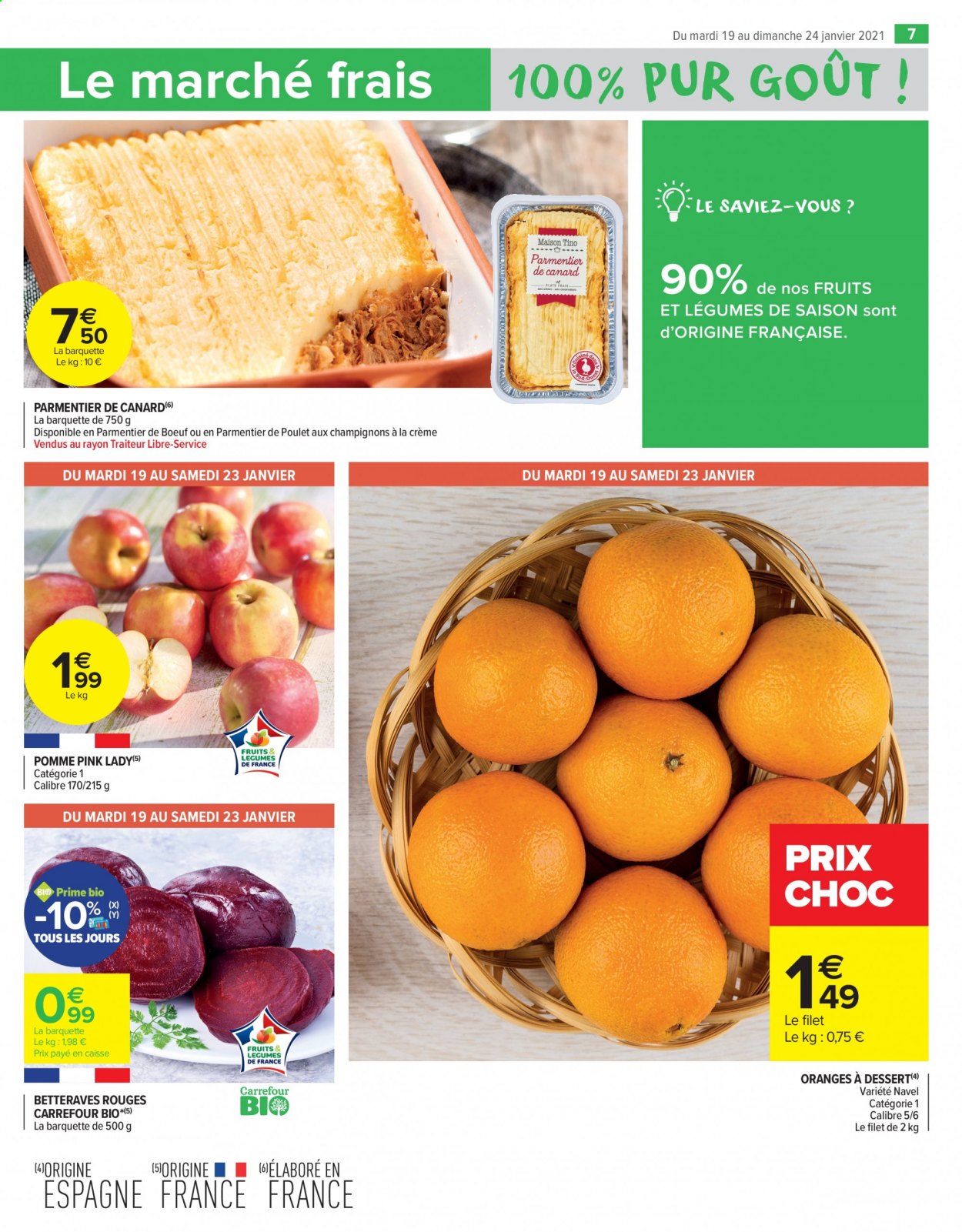 Catalogue Carrefour Market - 19/01/2021 - 24/01/2021. Page 7