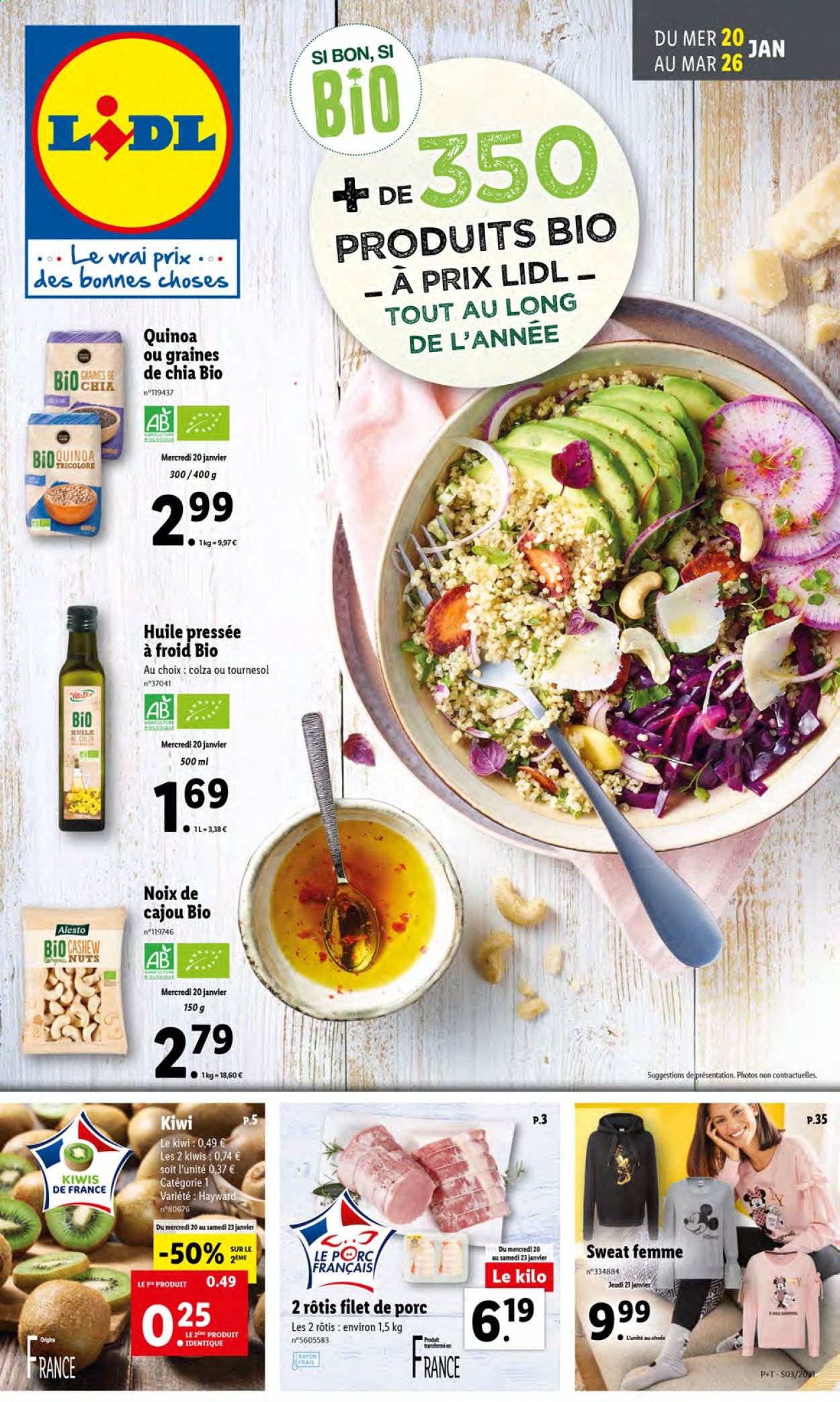 Catalogue Lidl - 20/01/2021 - 26/01/2021. Page 1