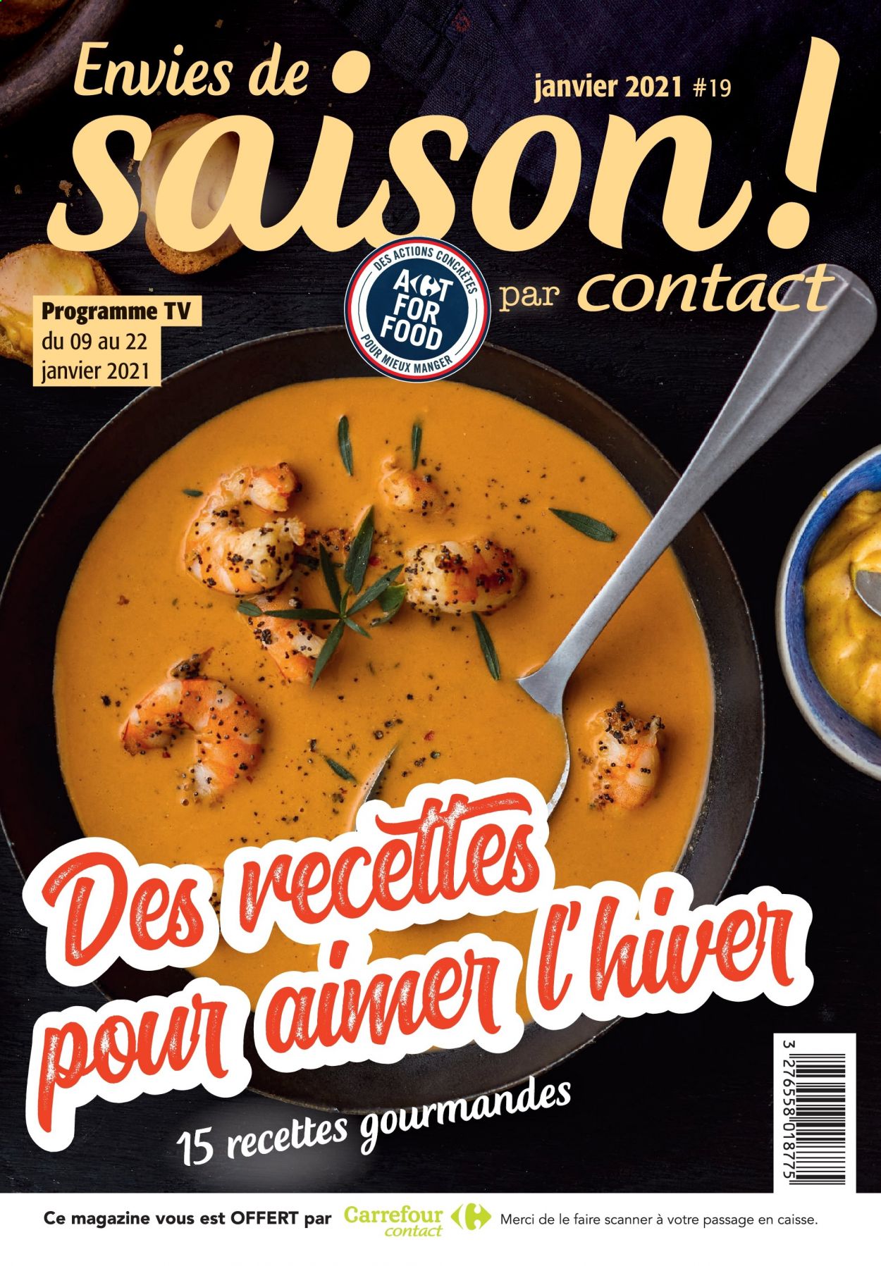 Catalogue Carrefour Contact - 09/01/2021 - 22/01/2021. Page 1