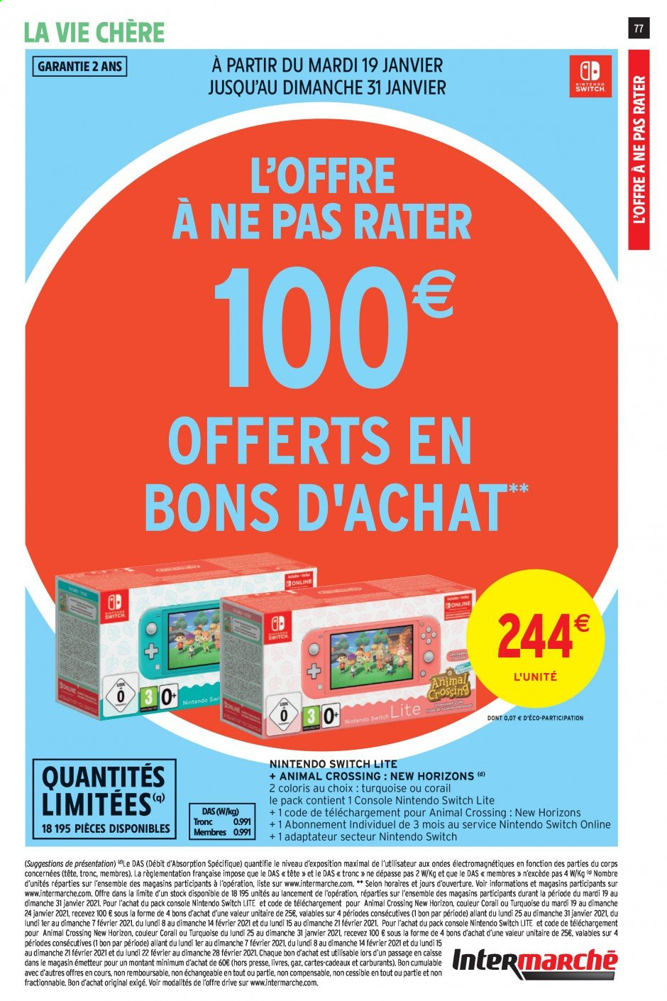 Catalogue Intermarché Hyper - 19/01/2021 - 24/01/2021. Page 77