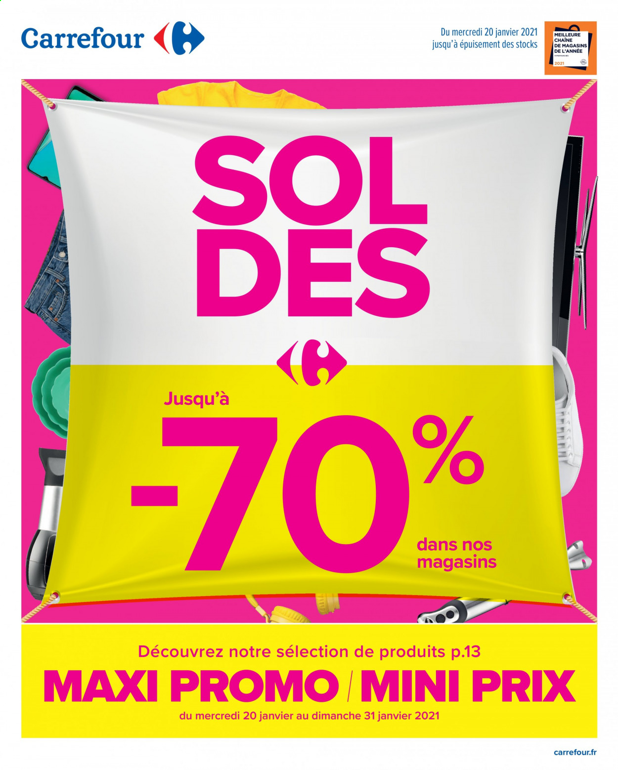Catalogue Carrefour Hypermarchés - 20/01/2021 - 31/01/2021. Page 1