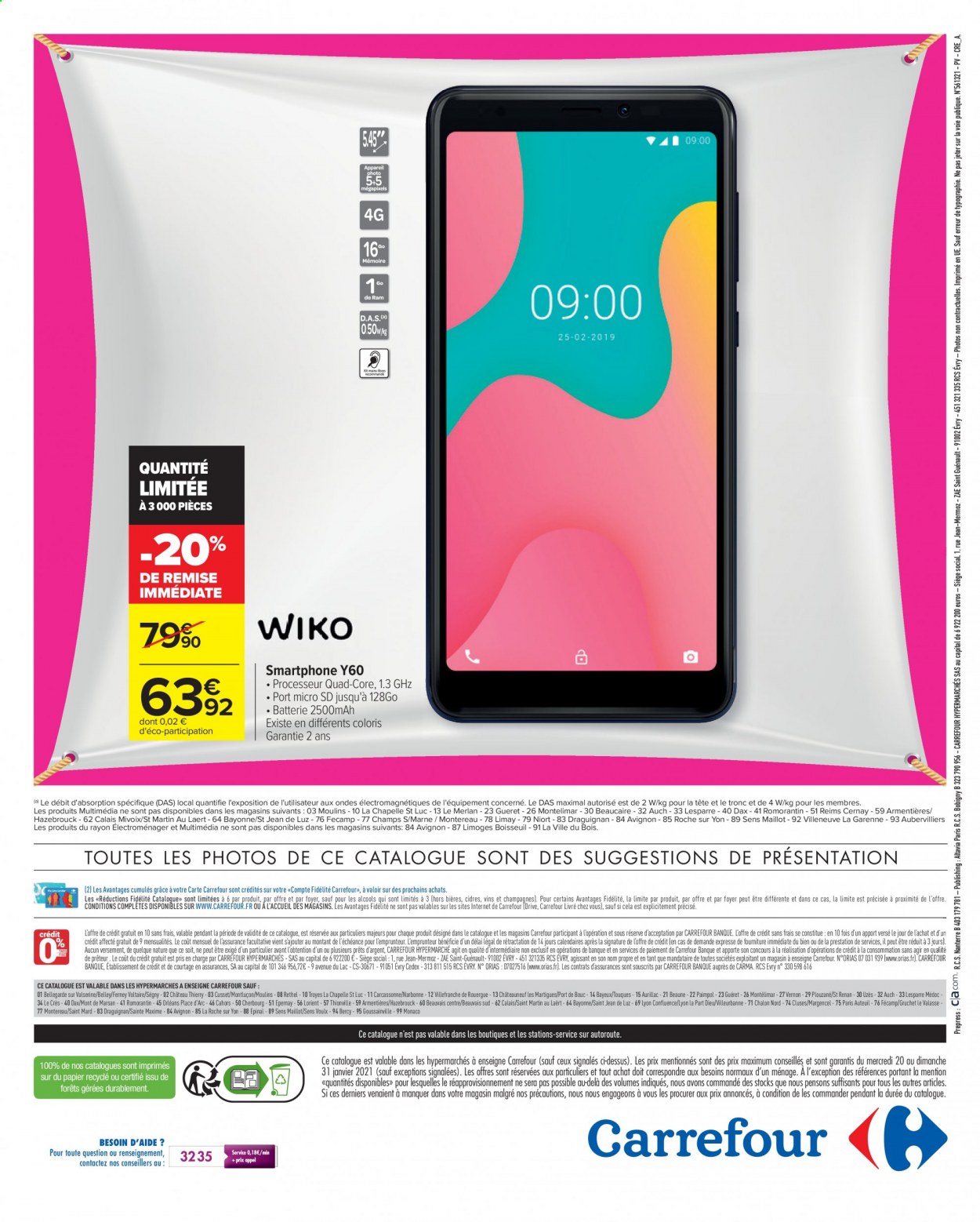 Catalogue Carrefour Hypermarchés - 20/01/2021 - 31/01/2021. Page 16