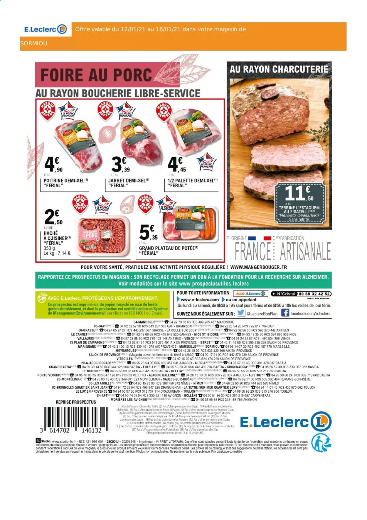 thumbnail - Catalogue E.Leclerc - 12/01/2021 - 16/01/2021 - Produits soldés - terrine, Palette, fleur. Page 4.