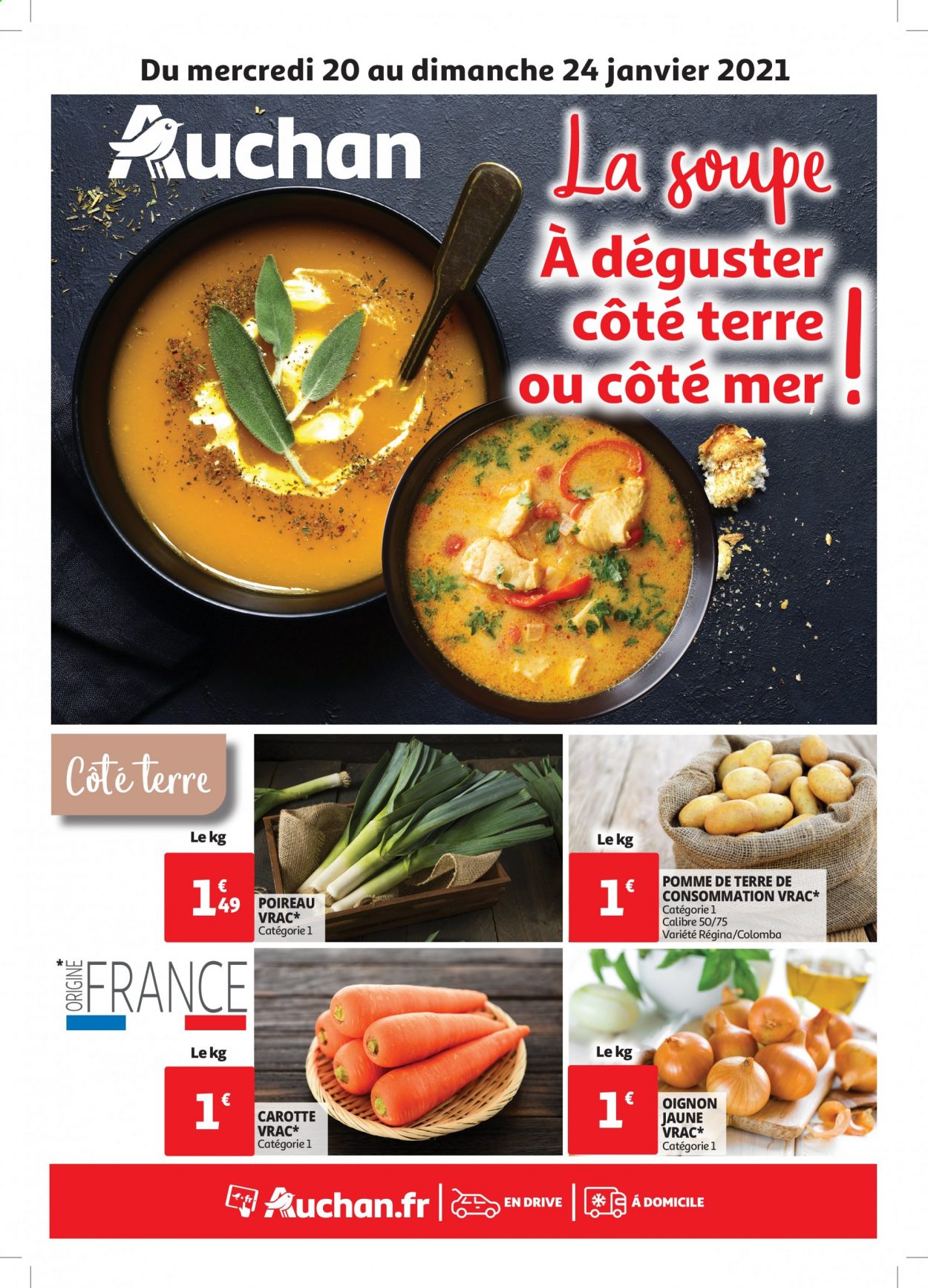thumbnail - Catalogue Auchan - 20/01/2021 - 24/01/2021.