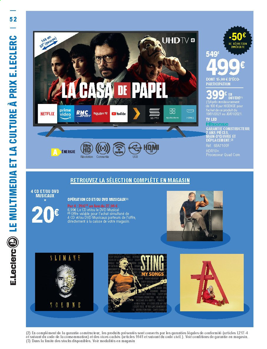 Catalogue E.Leclerc - 19/01/2021 - 30/01/2021. Page 52
