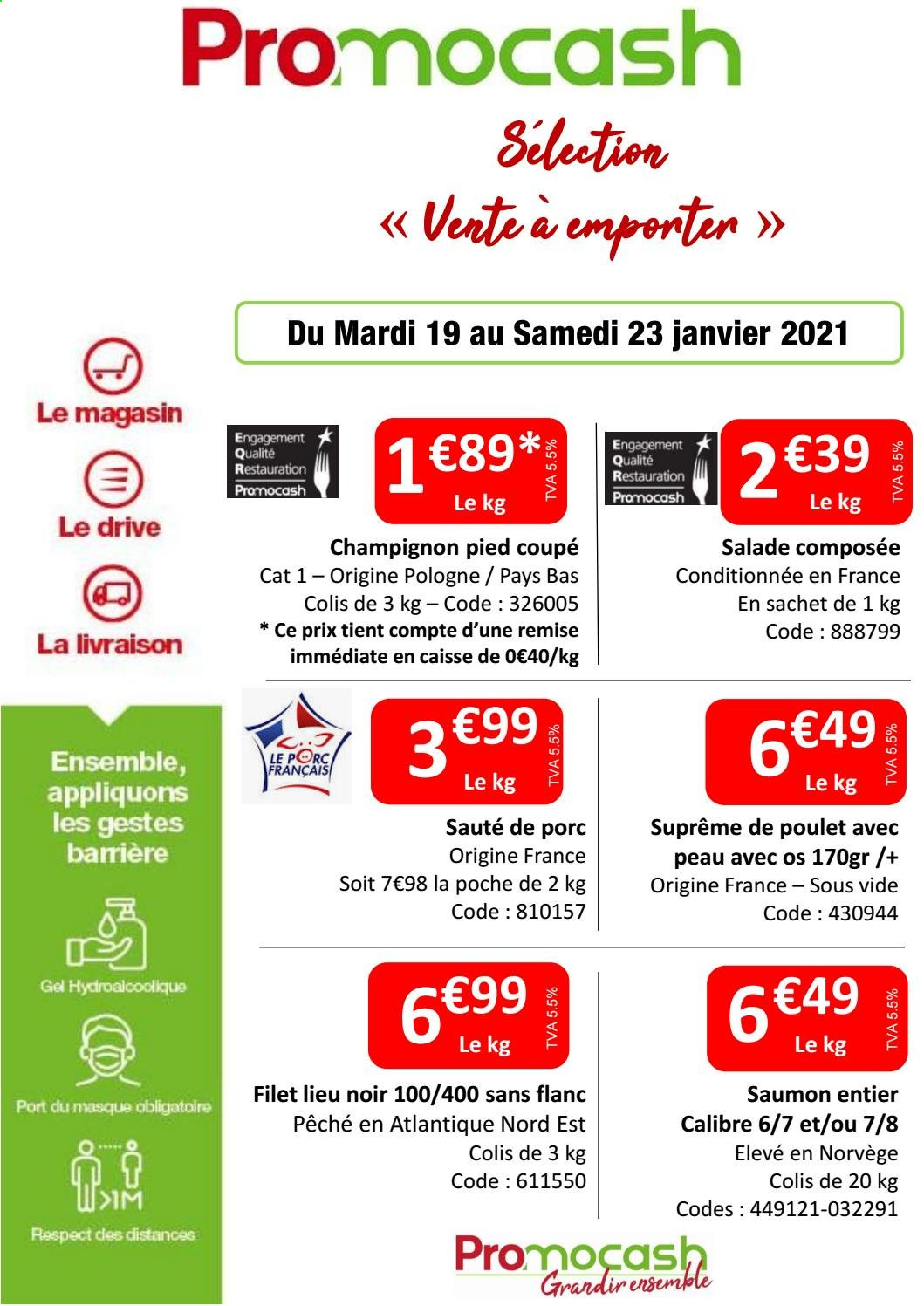 Catalogue Promocash - 19/01/2021 - 23/01/2021. Page 1