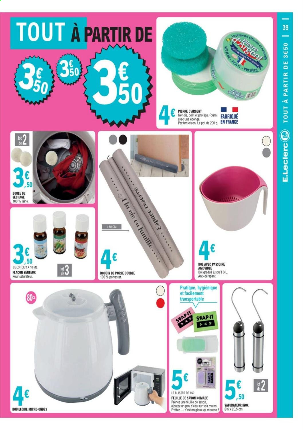 Catalogue E.Leclerc - 19/01/2021 - 30/01/2021. Page 39