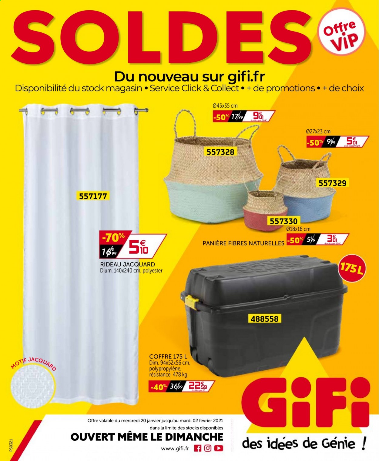 Catalogue GiFi - 20/01/2021 - 02/02/2021. Page 1