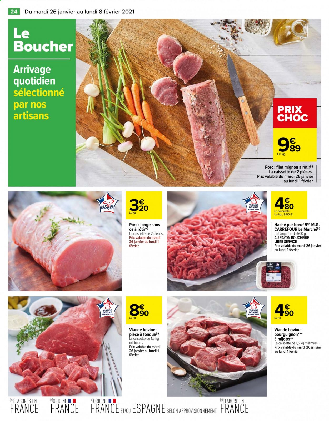 Catalogue Carrefour Hypermarchés - 26/01/2021 - 08/02/2021. Page 24