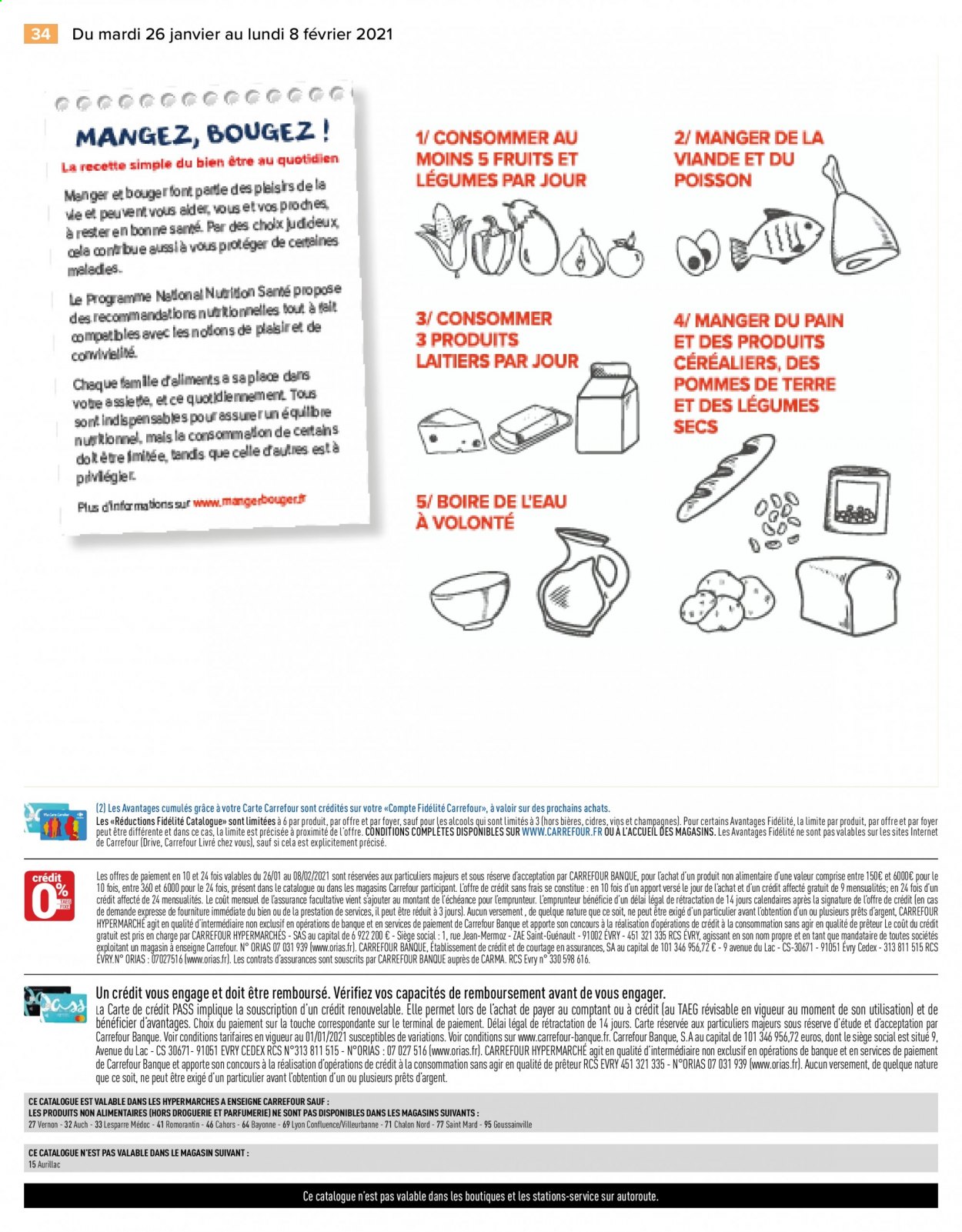 Catalogue Carrefour Hypermarchés - 26/01/2021 - 08/02/2021. Page 34