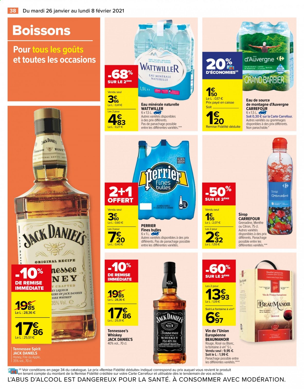 Catalogue Carrefour Hypermarchés - 26/01/2021 - 08/02/2021. Page 38