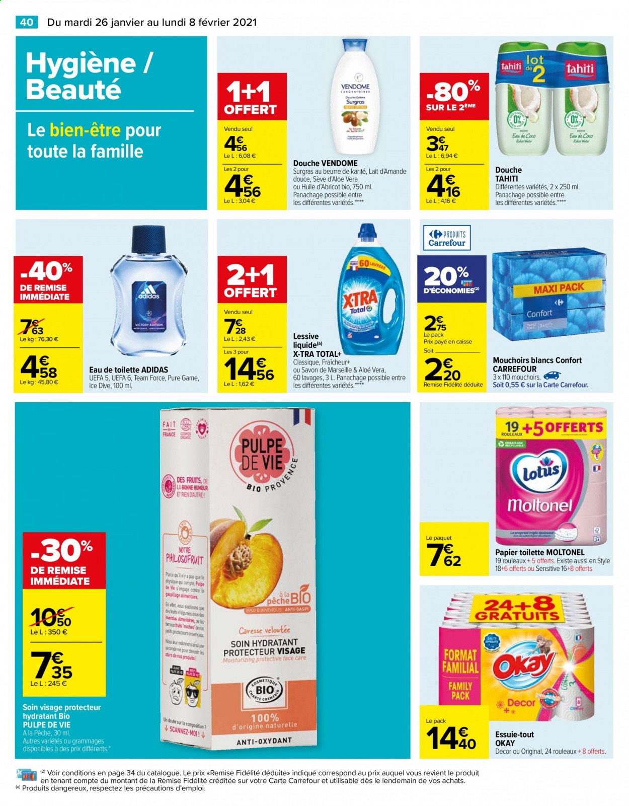 Catalogue Carrefour Hypermarchés - 26/01/2021 - 08/02/2021. Page 40