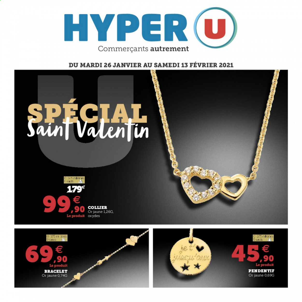 thumbnail - Catalogue HYPER U - 26/01/2021 - 13/02/2021 - Produits soldés - bracelet. Page 1.