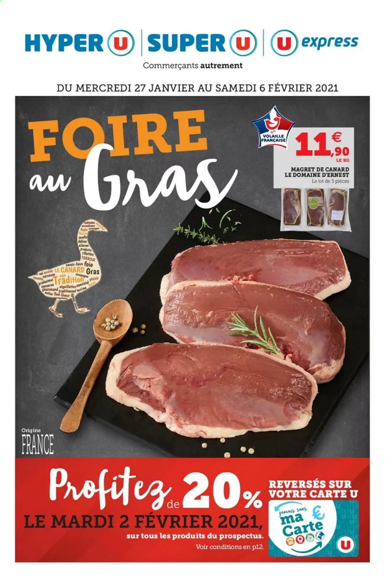 Catalogue Magasins U - 27/01/2021 - 06/02/2021. Page 1