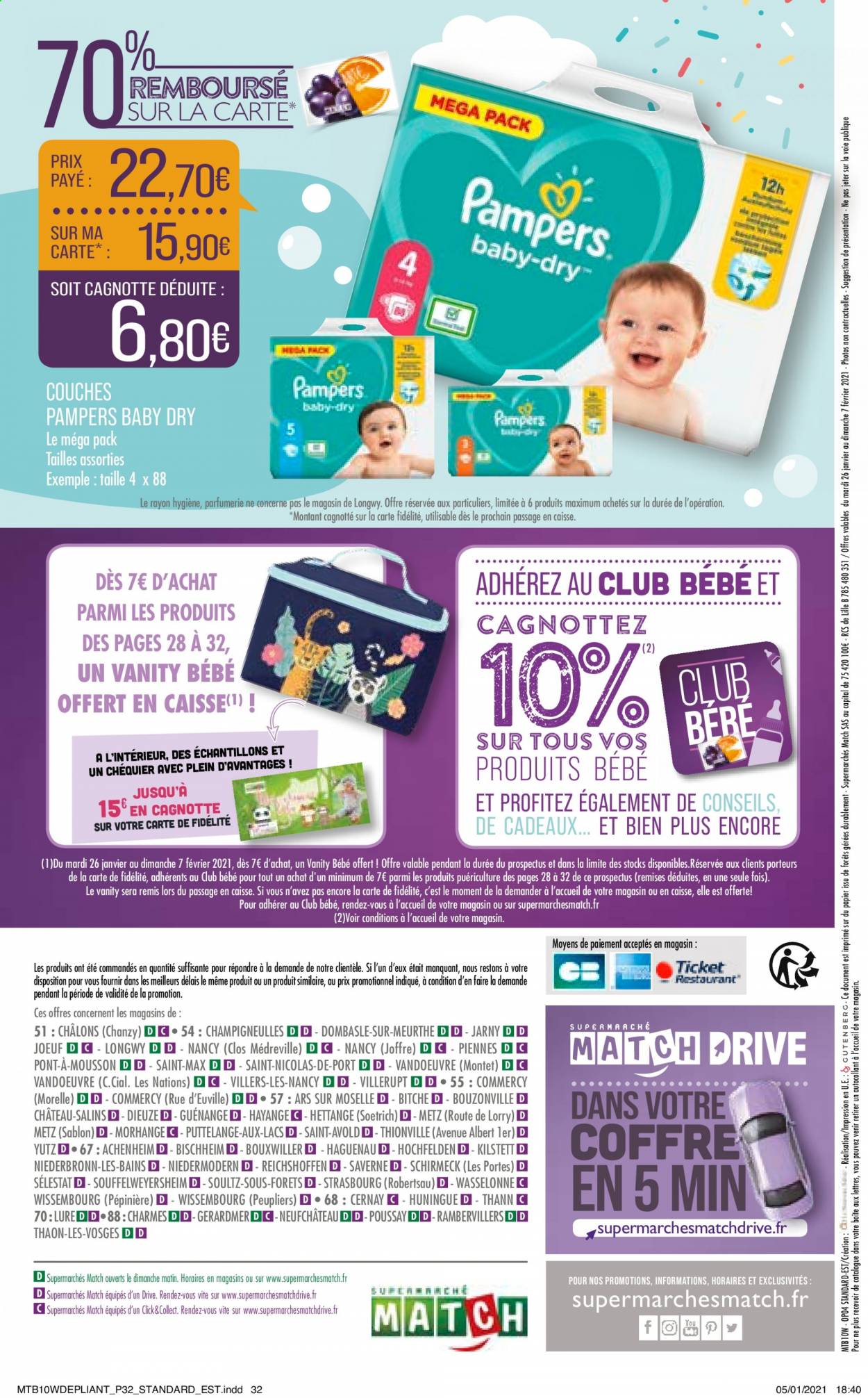 Catalogue Supermarché Match - 26/01/2021 - 07/02/2021. Page 32