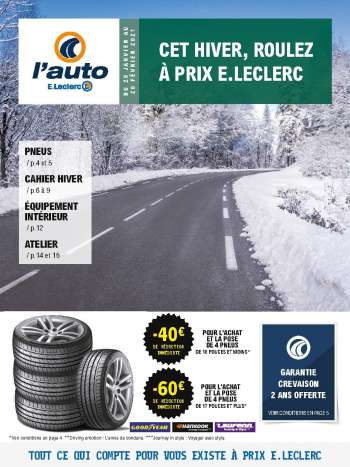 Catalogue E.Leclerc - 26.01.2021 - 20.02.2021.