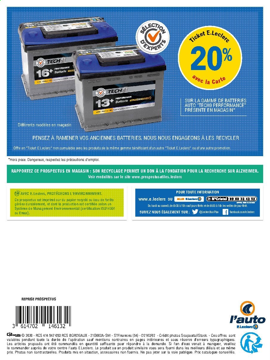 Catalogue E.Leclerc - 26/01/2021 - 20/02/2021. Page 16
