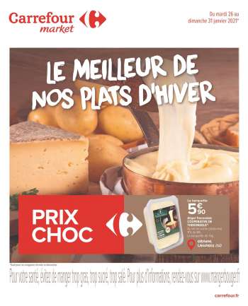 Catalogue Carrefour Market - 26.01.2021 - 31.01.2021.