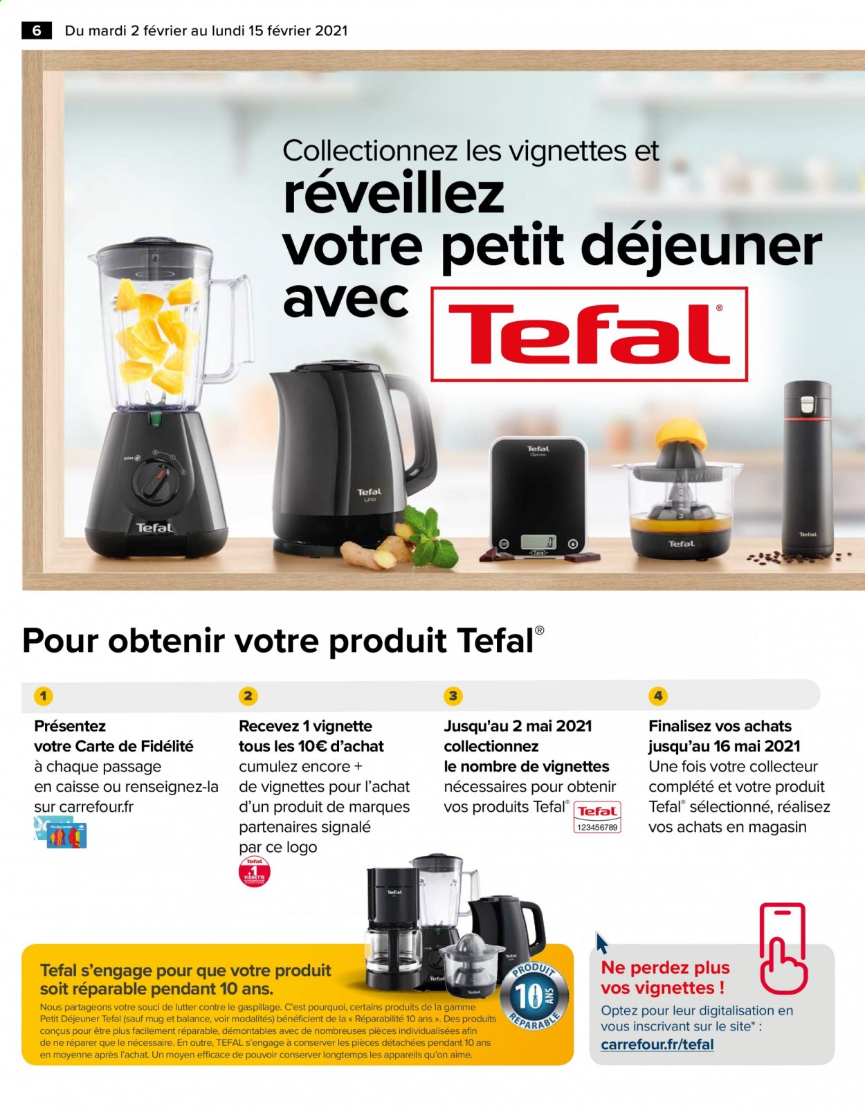 Catalogue Carrefour Hypermarchés - 02/02/2021 - 15/02/2021. Page 6