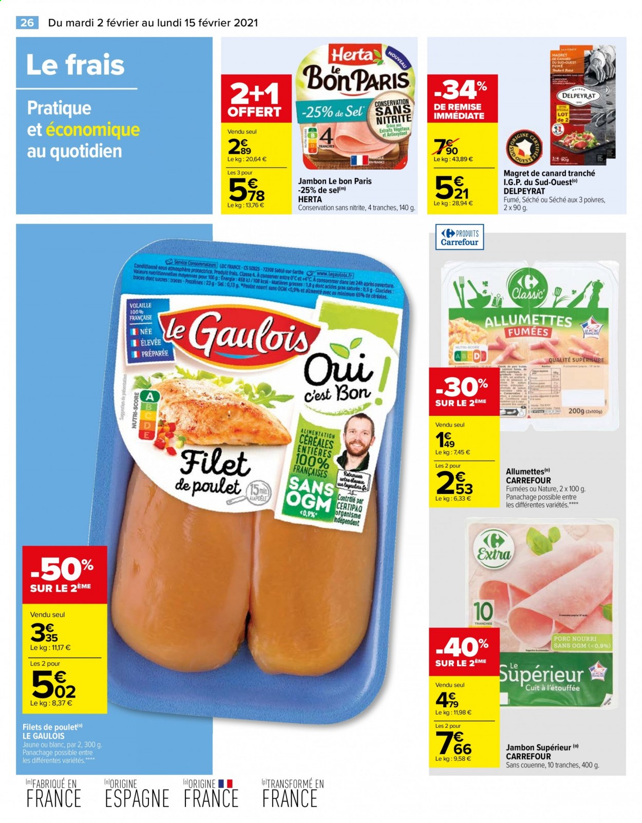 Catalogue Carrefour Hypermarchés - 02/02/2021 - 15/02/2021. Page 26