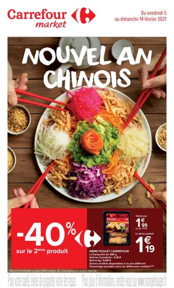 Catalogue Carrefour Market - 05.02.2021 - 14.02.2021.