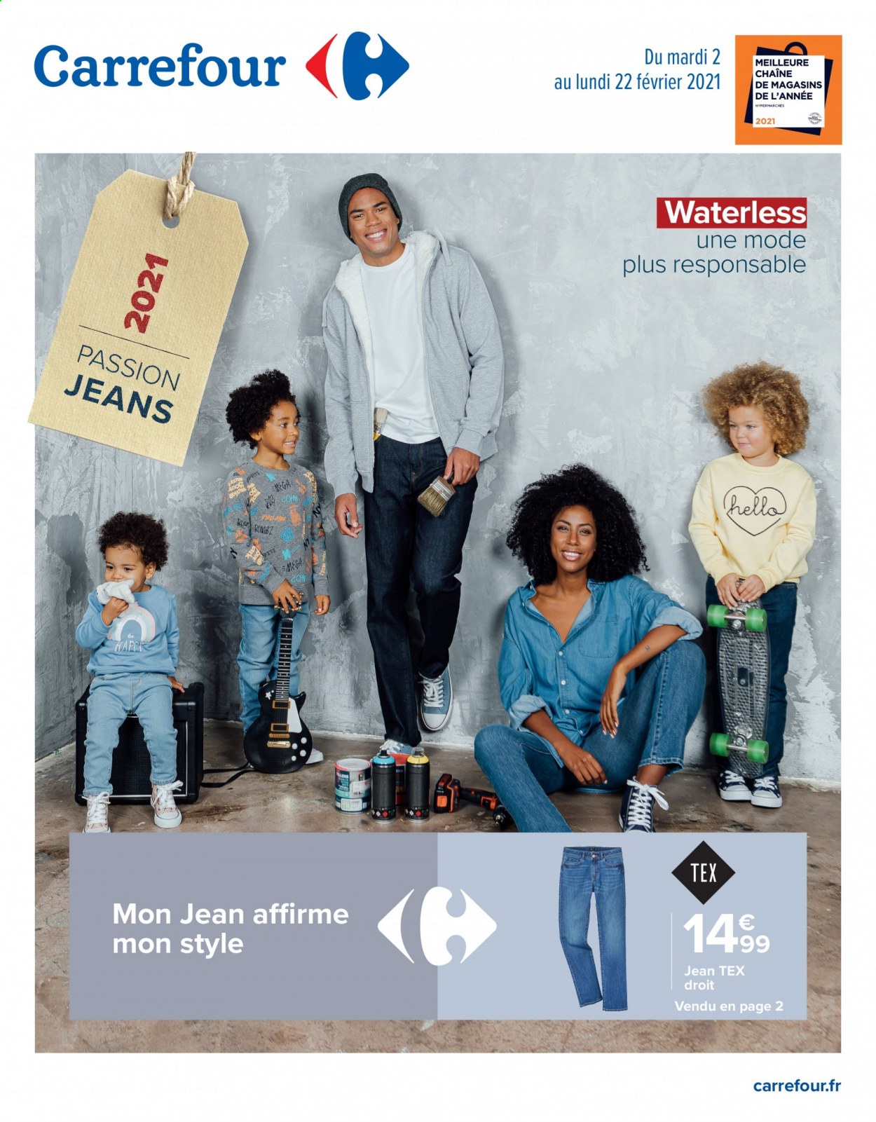 Catalogue Carrefour Hypermarchés - 02/02/2021 - 22/02/2021. Page 1
