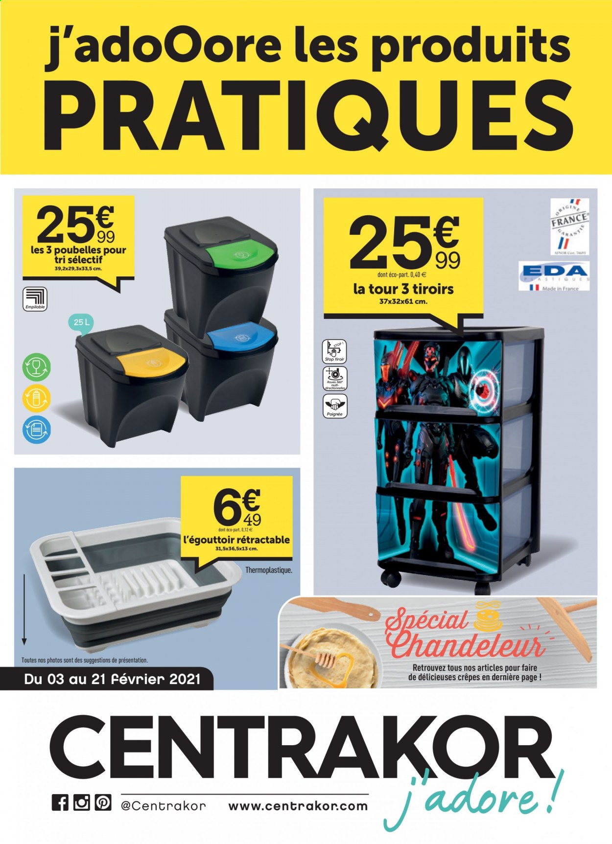 Catalogue Centrakor - 03/02/2021 - 21/02/2021. Page 1