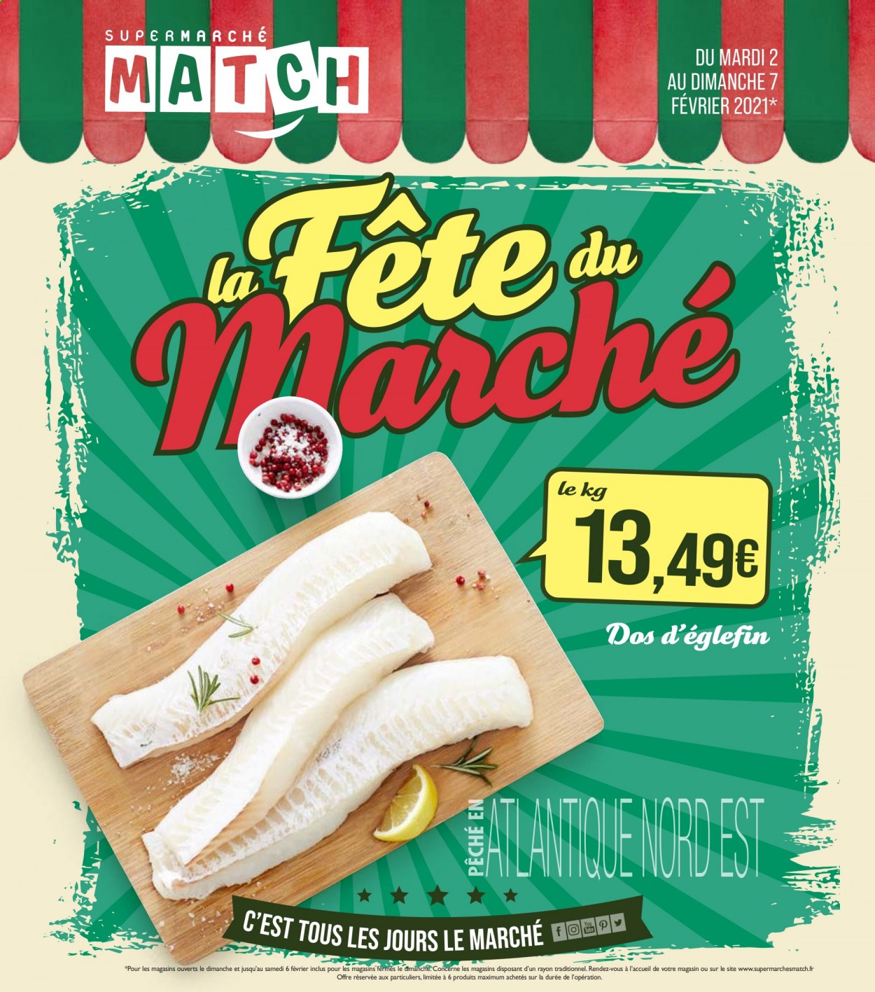Catalogue Supermarché Match - 02/02/2021 - 07/02/2021. Page 1