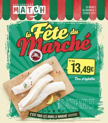 Catalogue Supermarché Match - 02.02.2021 - 07.02.2021.