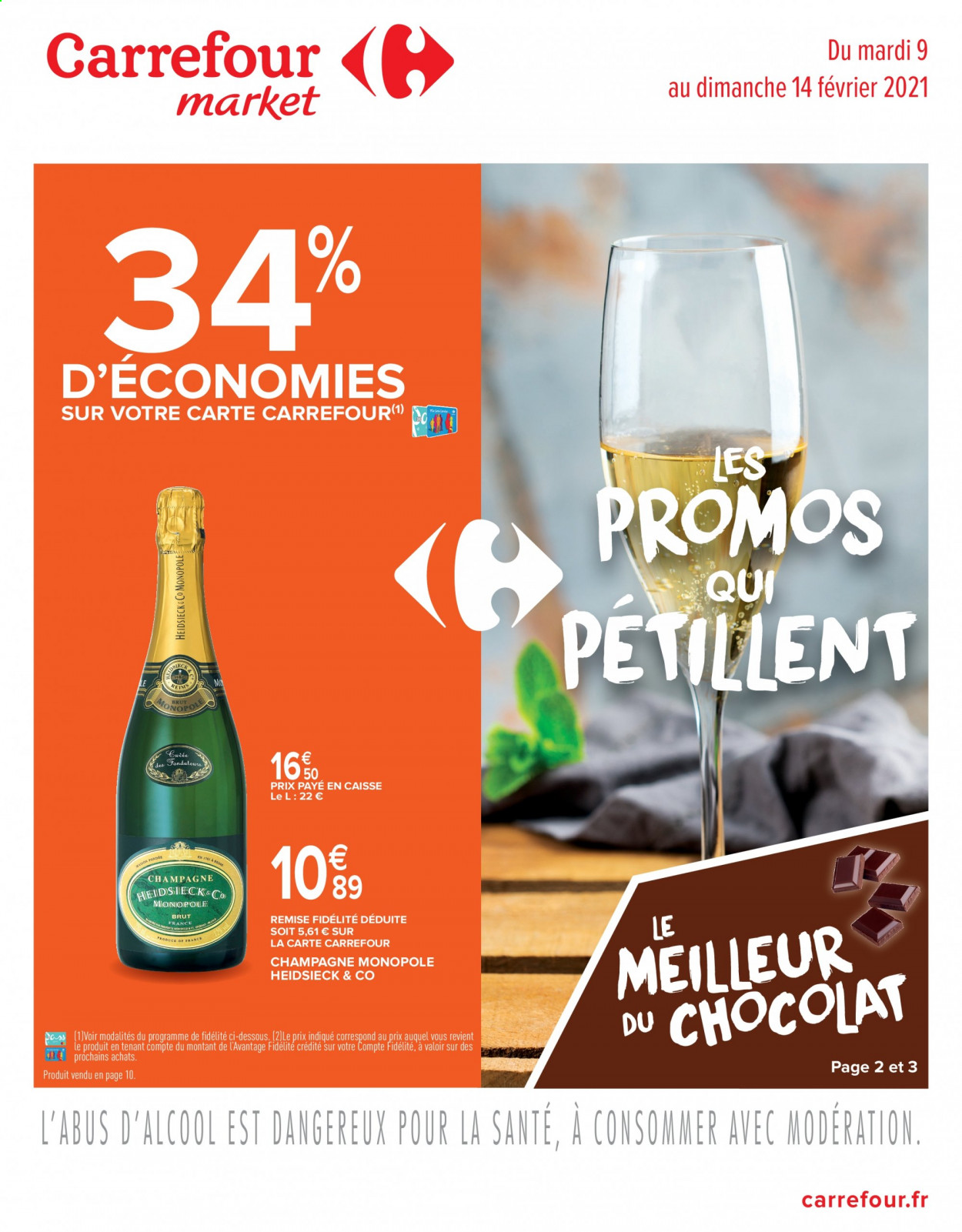 Catalogue Carrefour Market - 09/02/2021 - 14/02/2021. Page 1