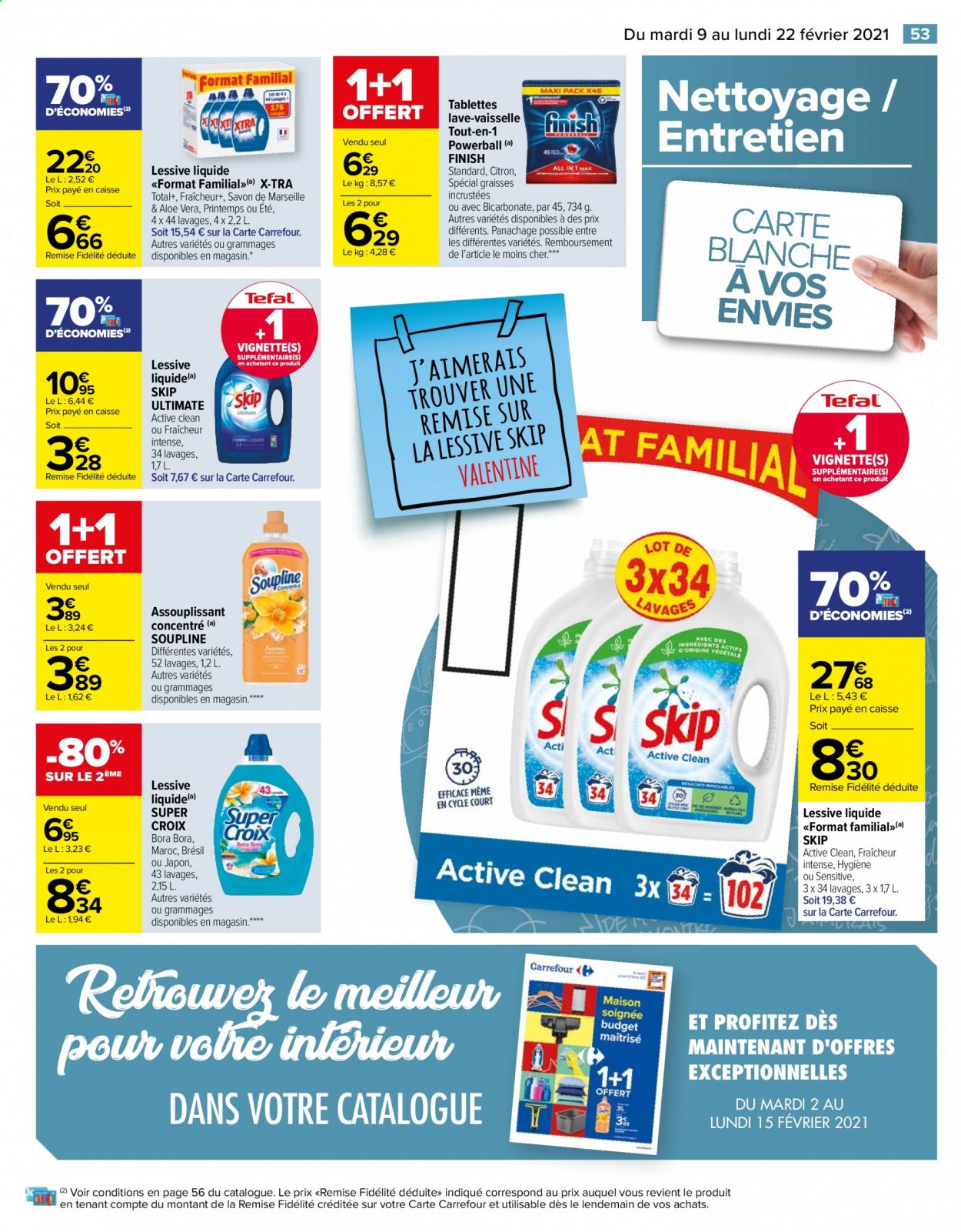 Catalogue Carrefour Hypermarchés - 09/02/2021 - 22/02/2021. Page 54