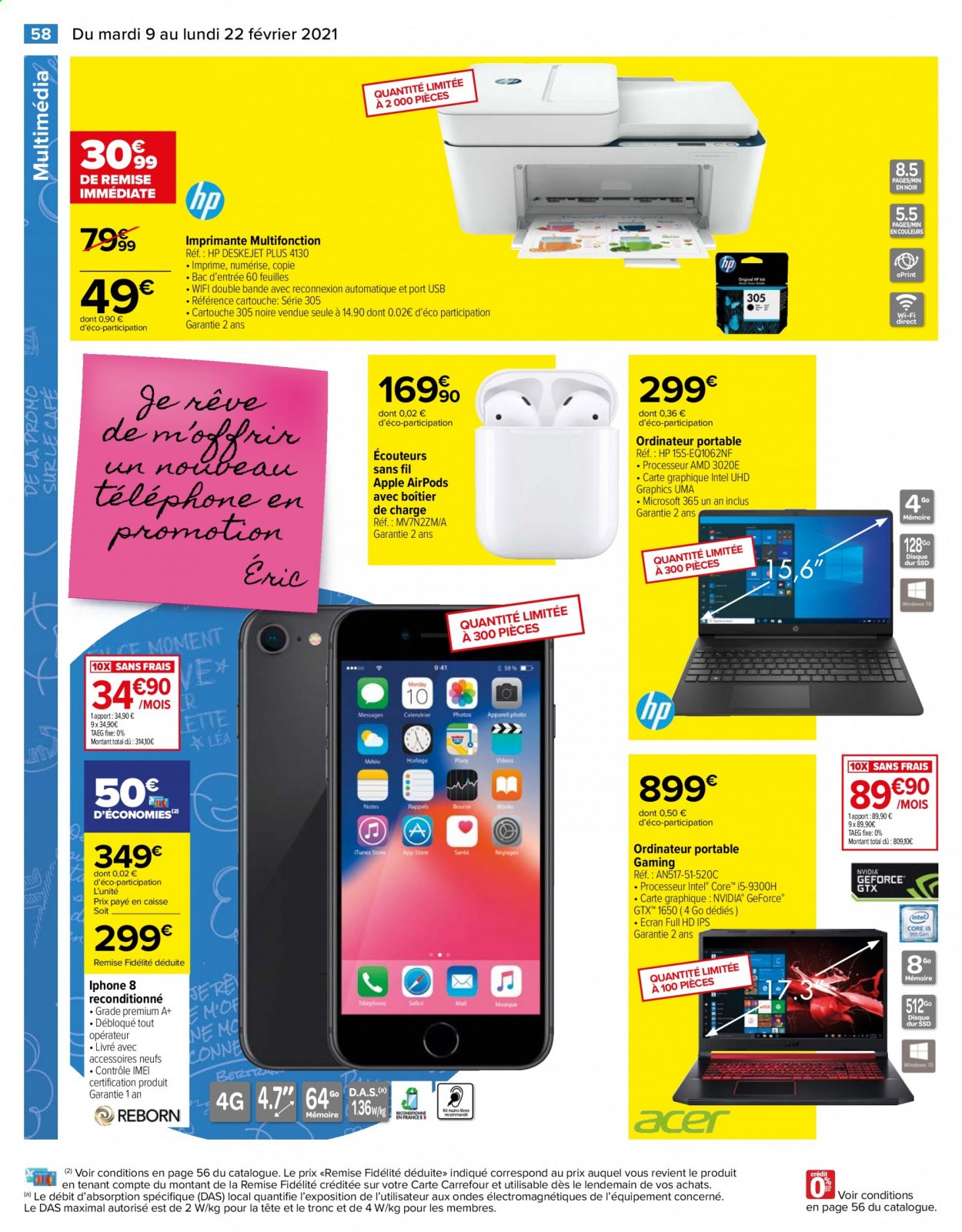 Catalogue Carrefour Hypermarchés - 09/02/2021 - 22/02/2021. Page 59