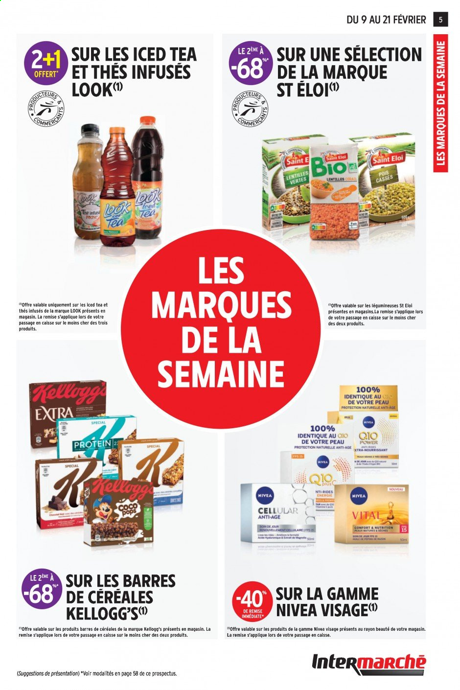thumbnail - Catalogue Intermarché Super - 09/02/2021 - 21/02/2021 - Produits soldés - Nivea, lentilles, Kellogg's, Coco Pops. Page 5.