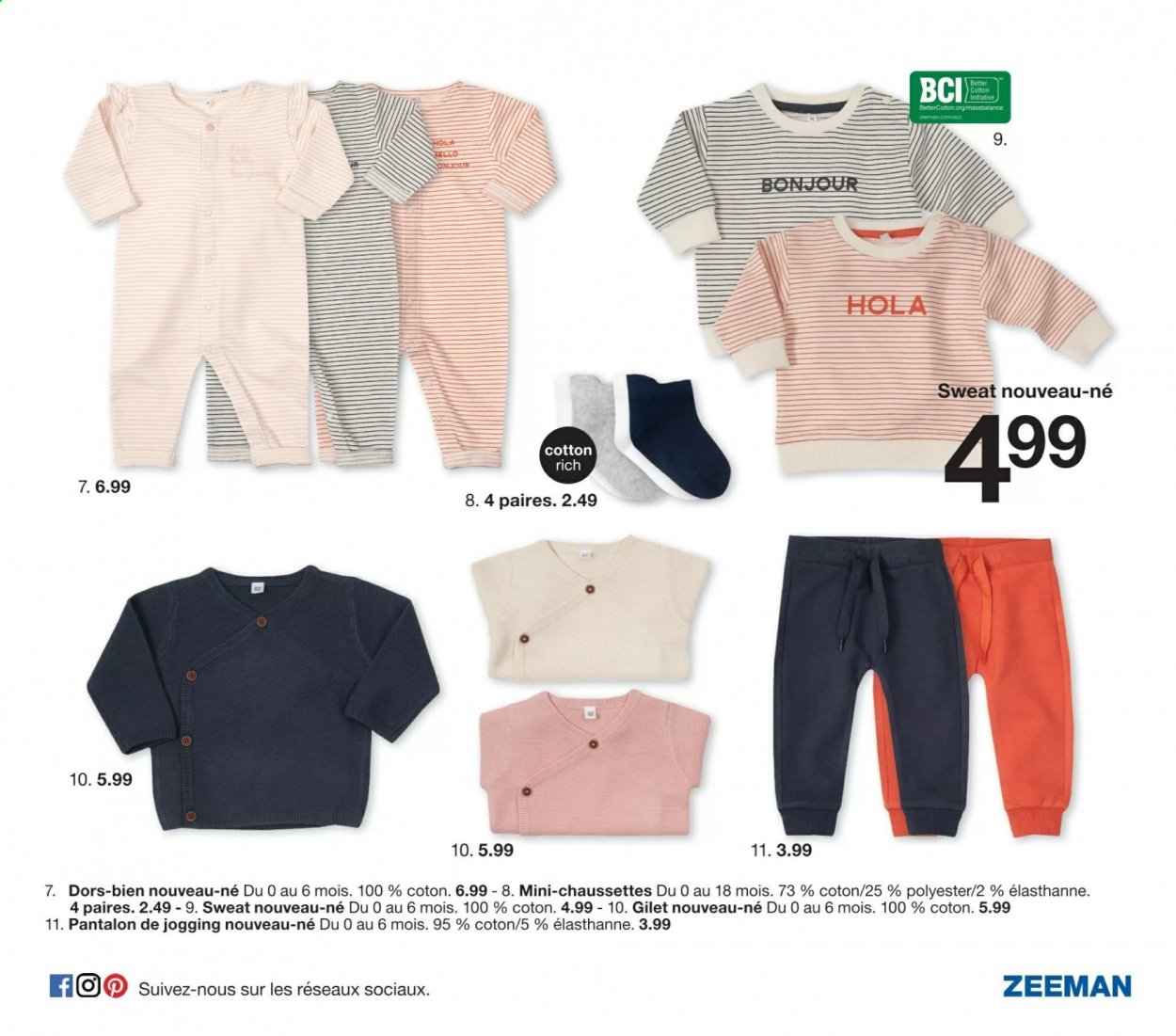 thumbnail - Catalogue Zeeman - 09/02/2021 - 30/06/2021 - Produits soldés - pantalon, gilet, sweat-shirt, chaussettes. Page 5.