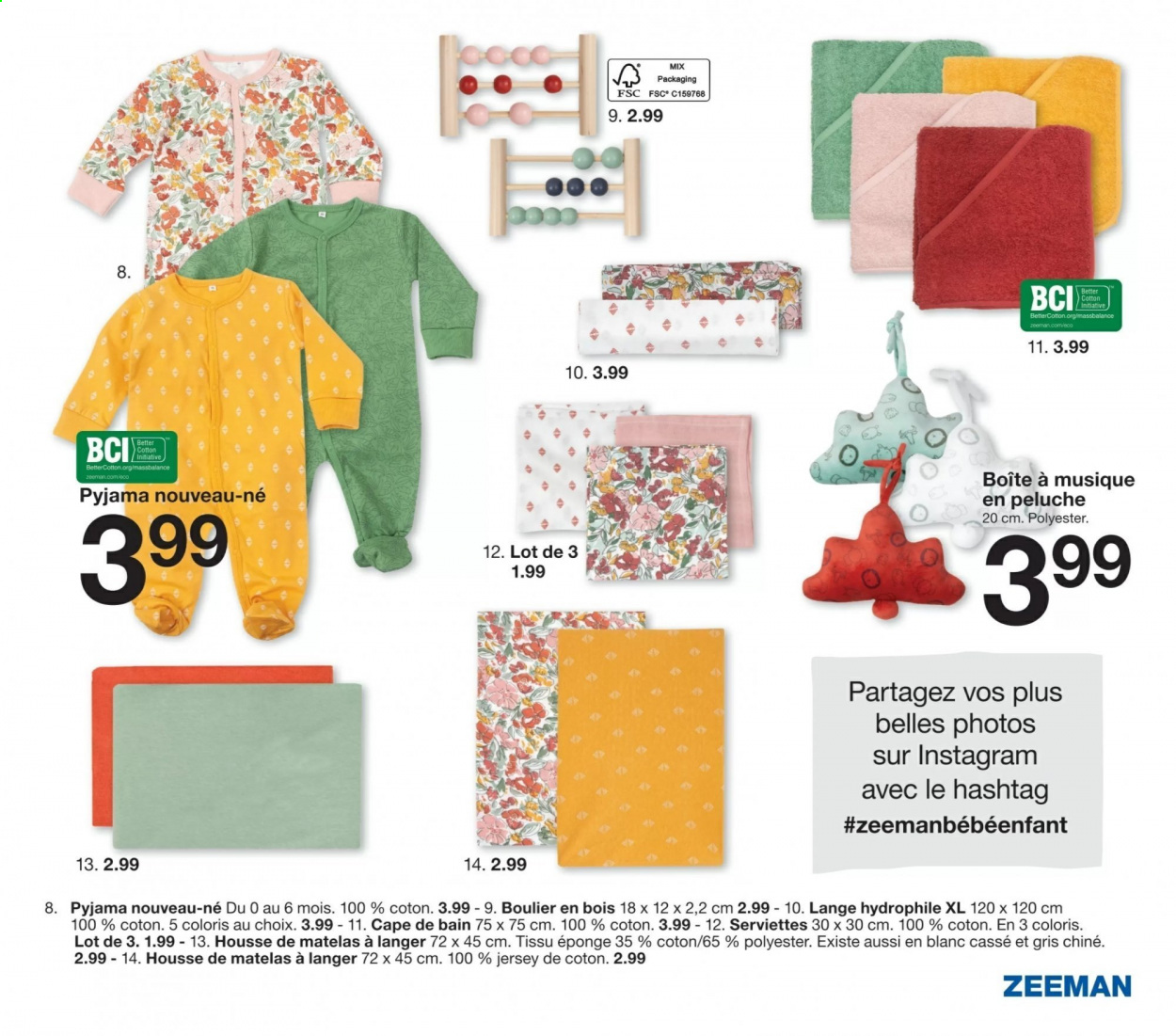 thumbnail - Catalogue Zeeman - 09/02/2021 - 30/06/2021 - Produits soldés - serviette, housse de matelas, pyjama. Page 9.