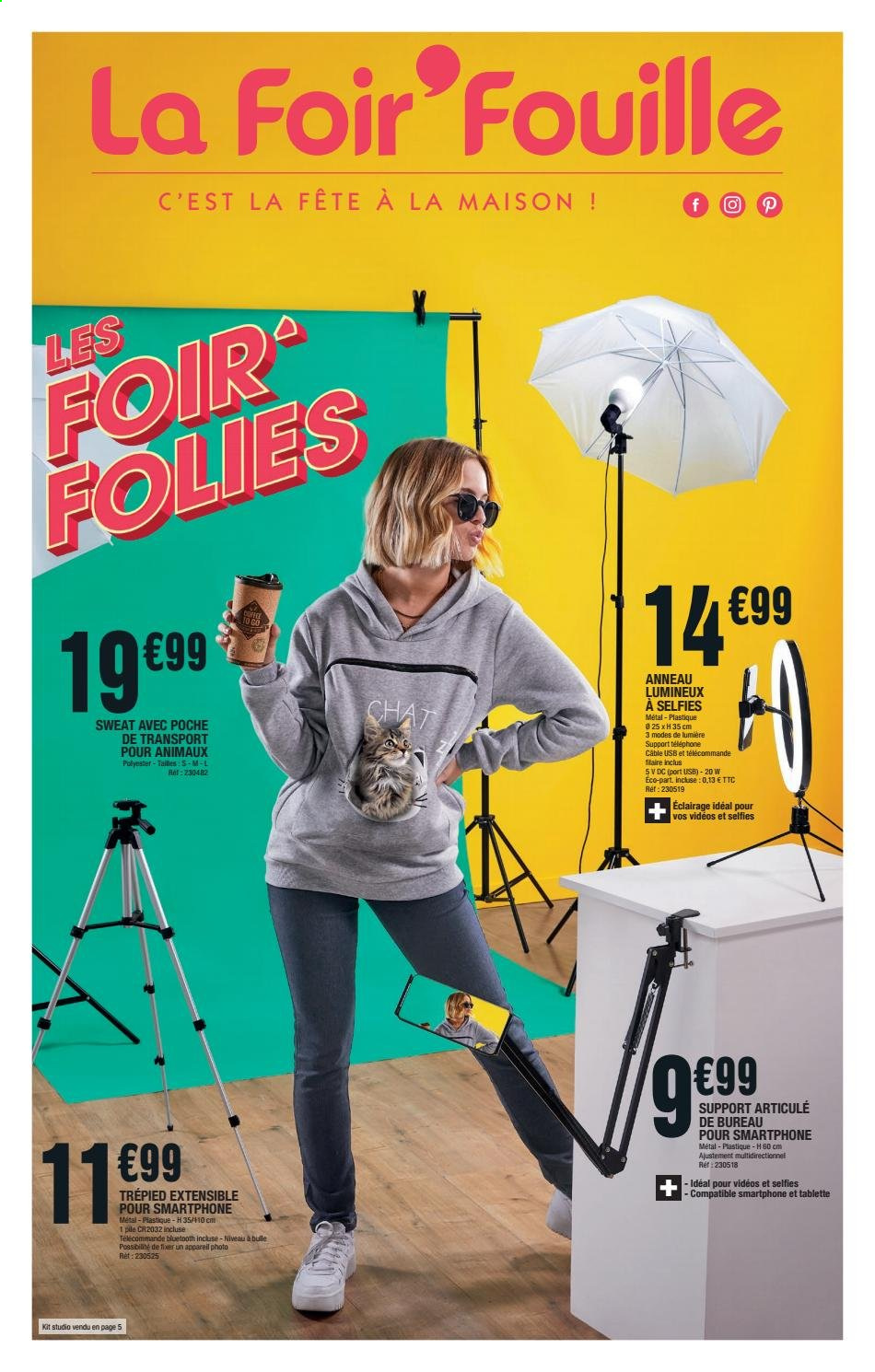 thumbnail - Catalogue La Foir'Fouille - 09/02/2021 - 13/03/2021 - Produits soldés - tablette. Page 1.