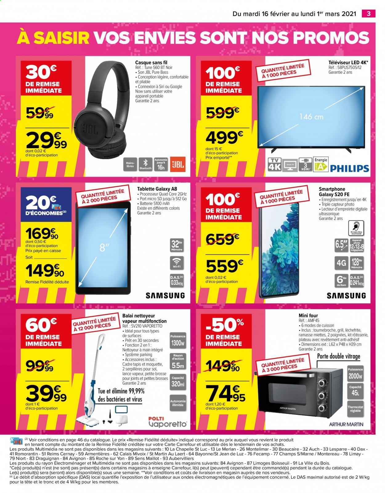 Catalogue Carrefour Hypermarchés - 16/02/2021 - 01/03/2021. Page 3