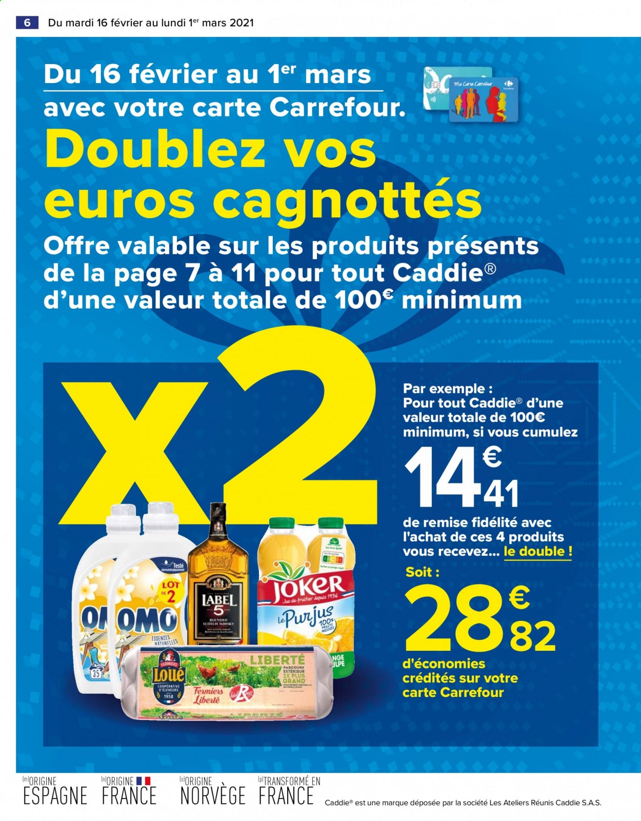 Catalogue Carrefour Hypermarchés - 16/02/2021 - 01/03/2021. Page 6