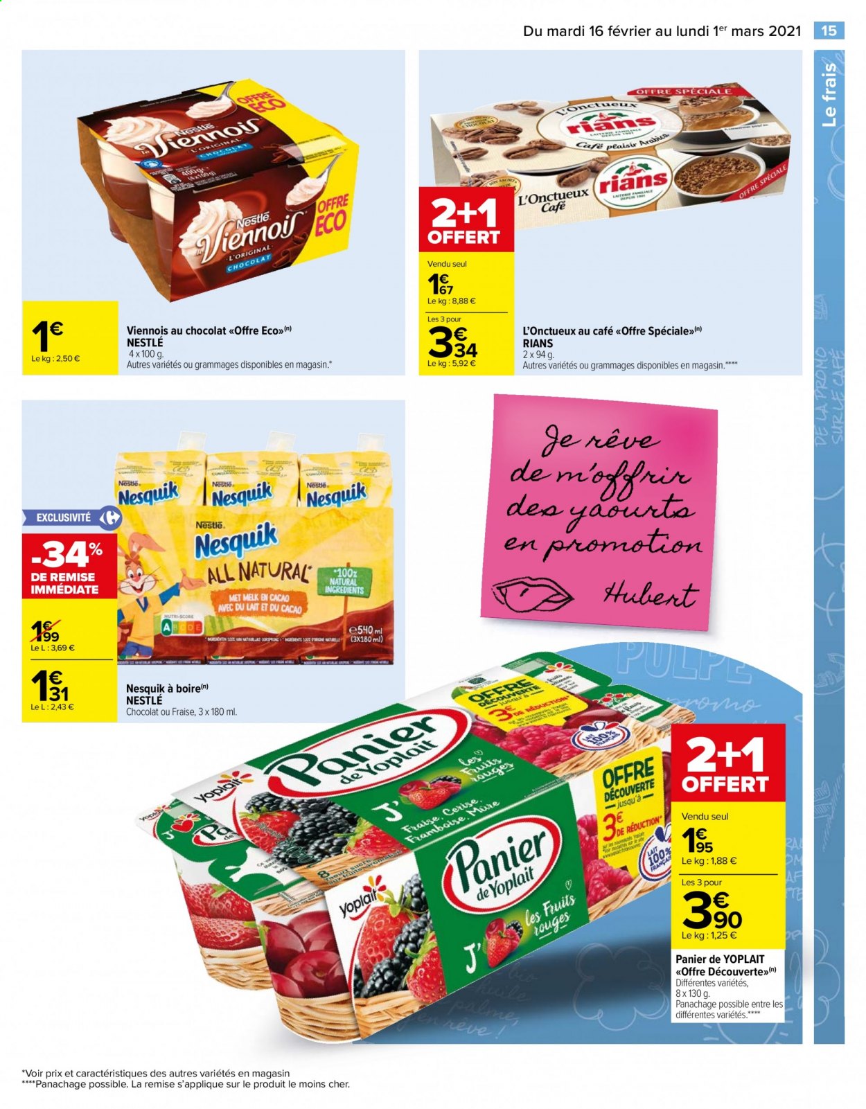 Catalogue Carrefour Hypermarchés - 16/02/2021 - 01/03/2021. Page 15