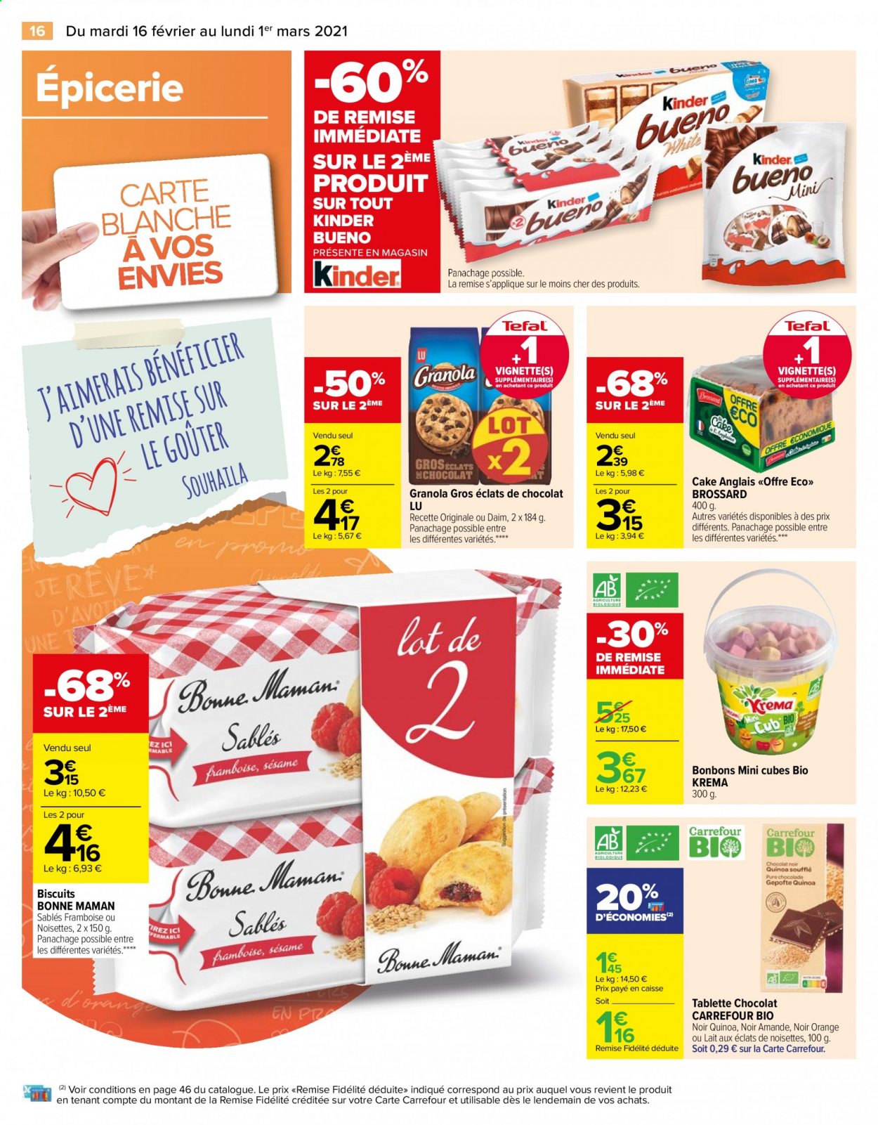 Catalogue Carrefour Hypermarchés - 16/02/2021 - 01/03/2021. Page 16