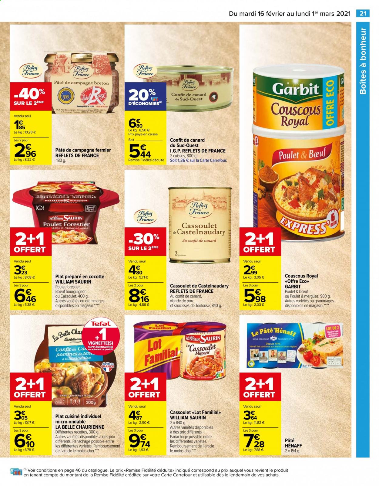 Catalogue Carrefour Hypermarchés - 16/02/2021 - 01/03/2021. Page 21