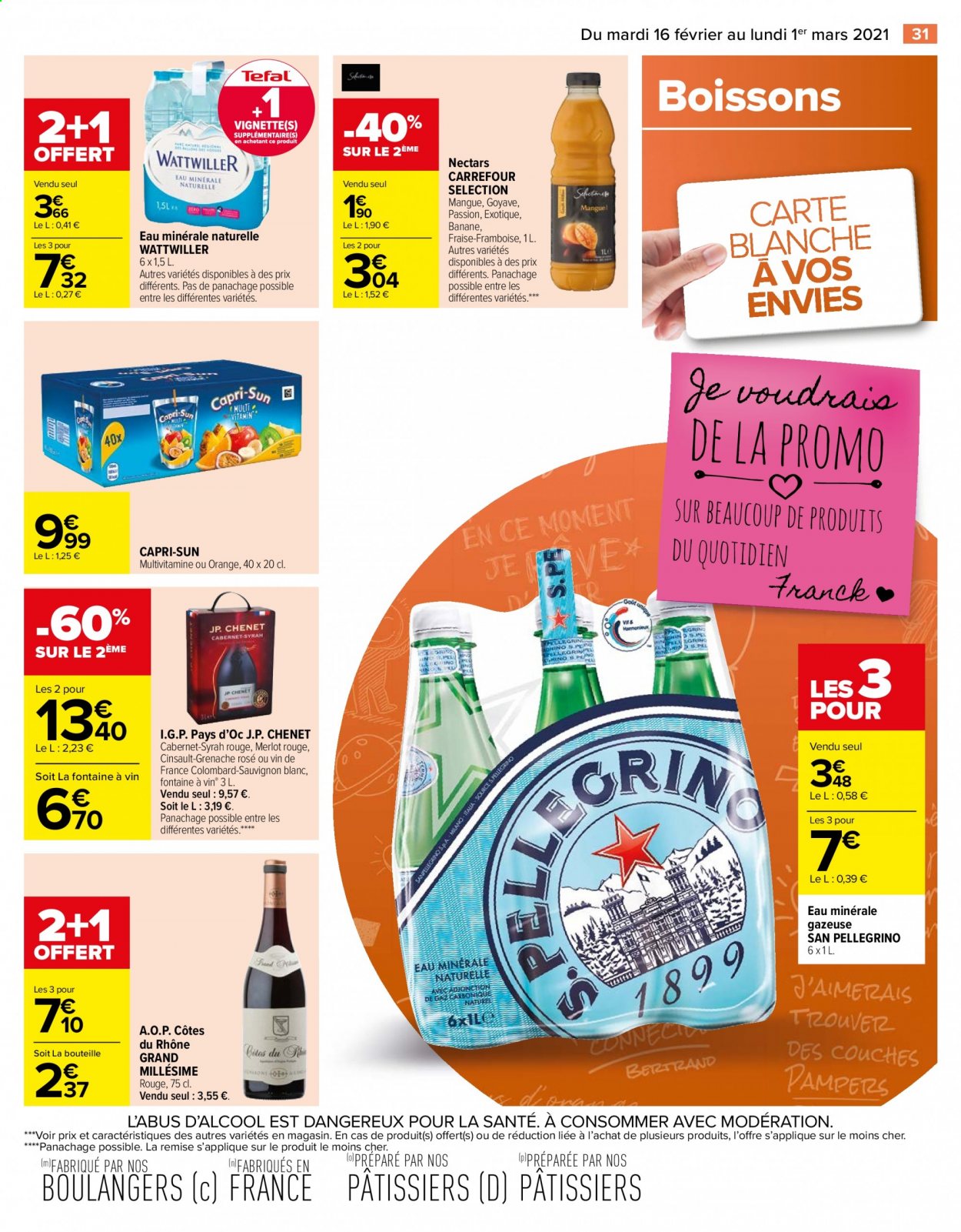 Catalogue Carrefour Hypermarchés - 16/02/2021 - 01/03/2021. Page 33