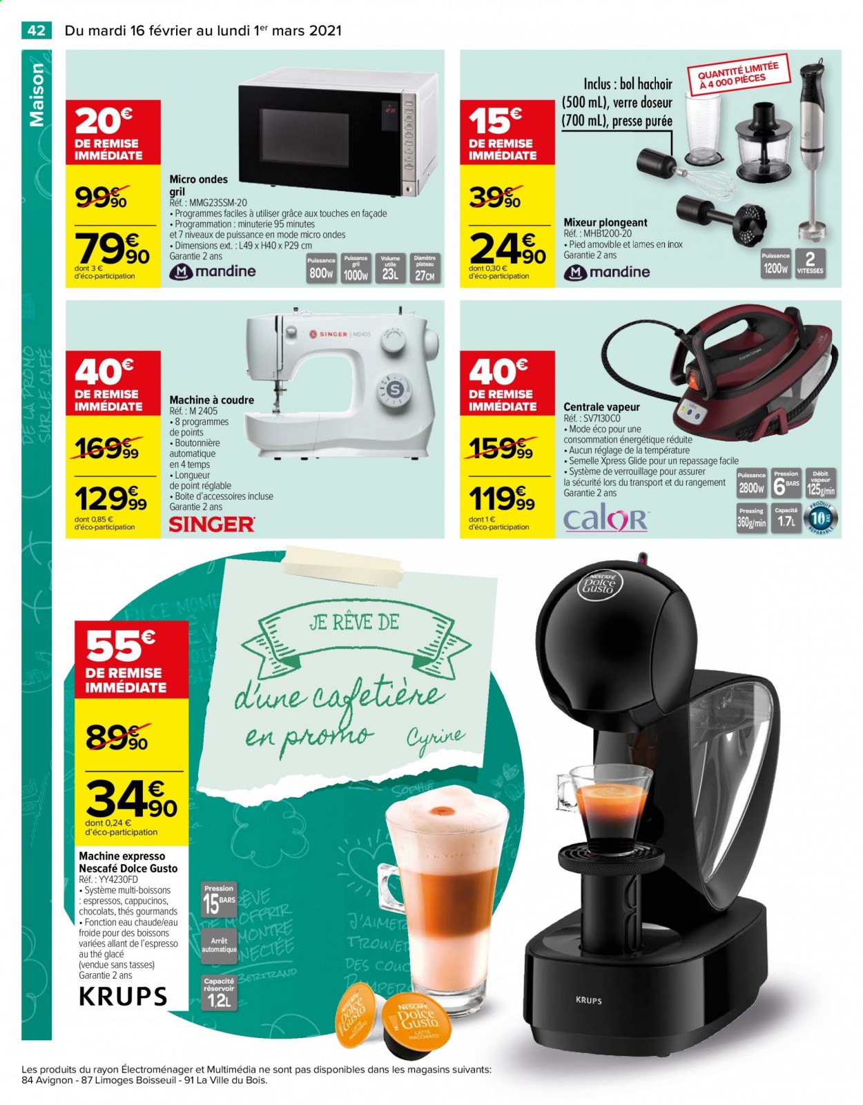 Catalogue Carrefour Hypermarchés - 16/02/2021 - 01/03/2021. Page 44