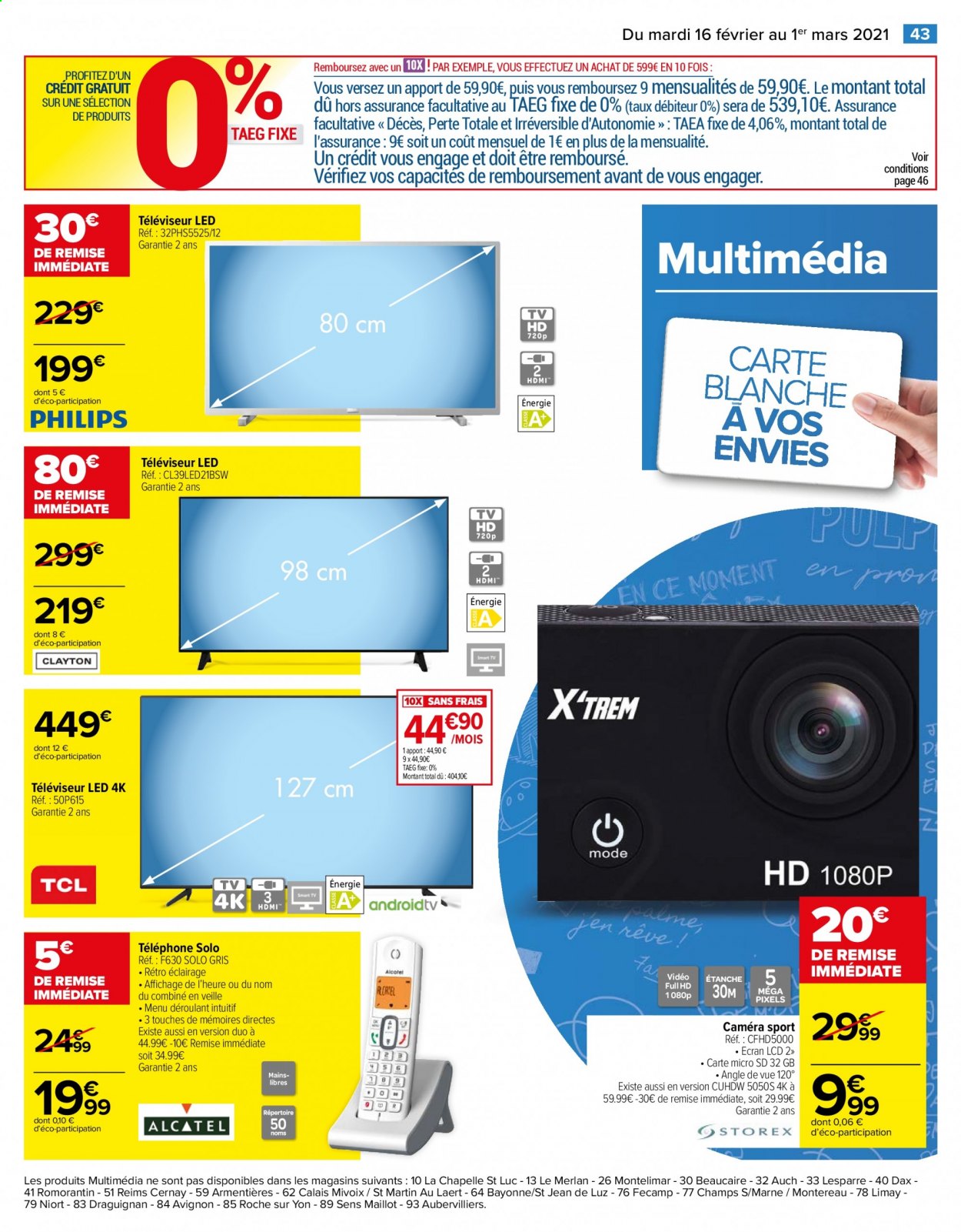 Catalogue Carrefour Hypermarchés - 16/02/2021 - 01/03/2021. Page 45