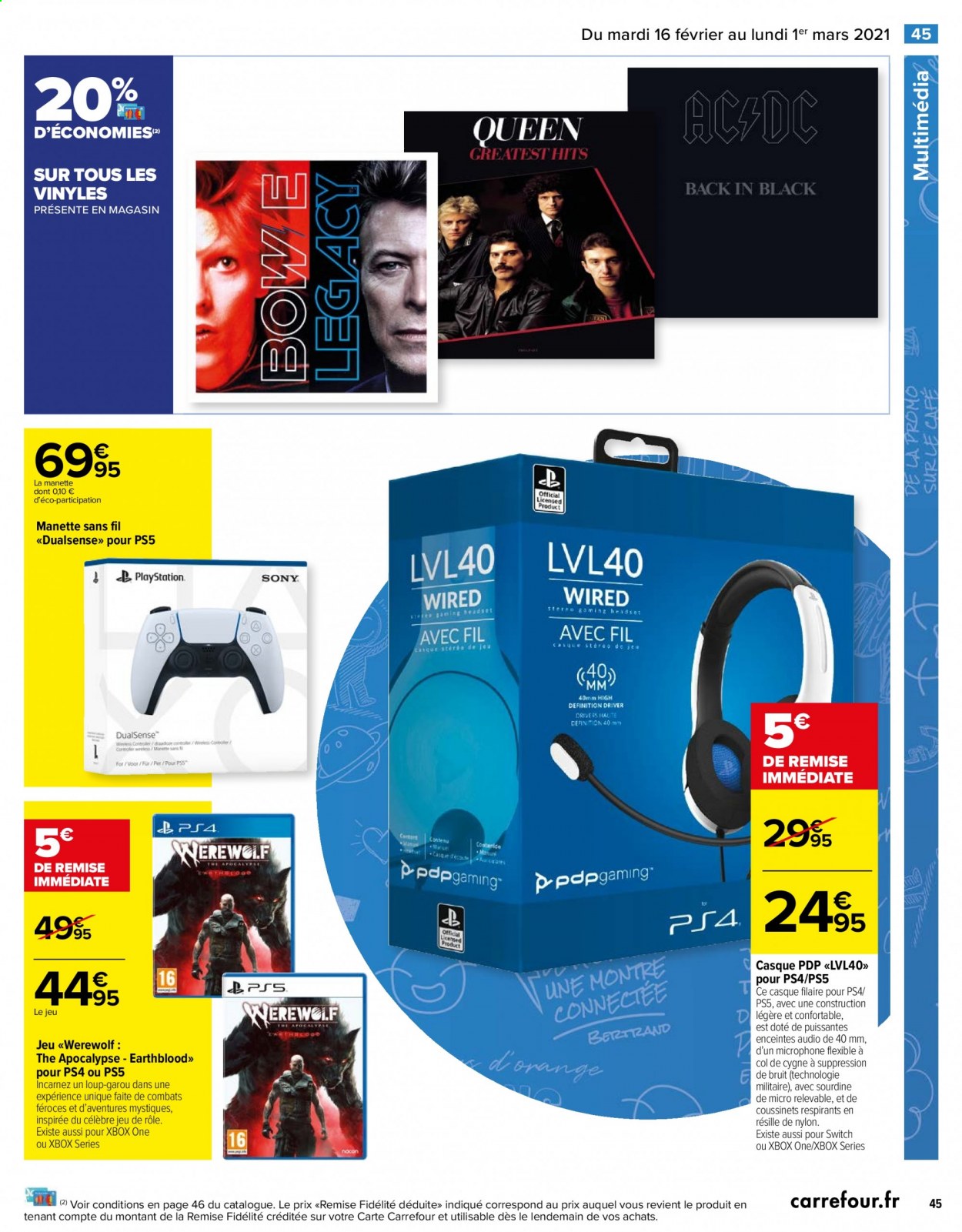 Catalogue Carrefour Hypermarchés - 16/02/2021 - 01/03/2021. Page 47