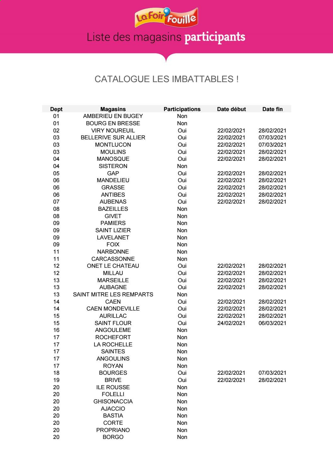 Catalogue La Foir'Fouille. Page 5