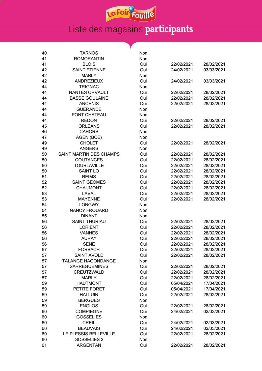 Catalogue La Foir'Fouille. Page 7