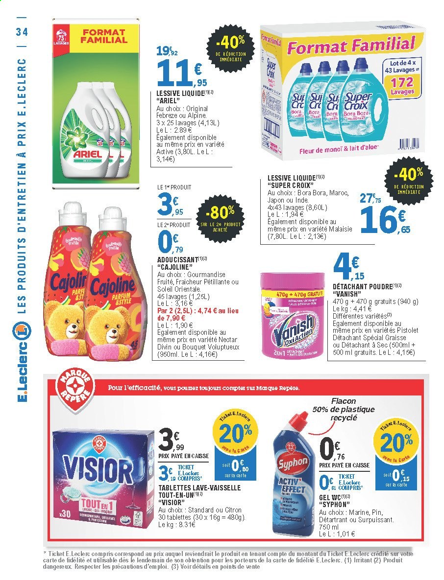 Catalogue E.Leclerc - 16/02/2021 - 27/02/2021. Page 34
